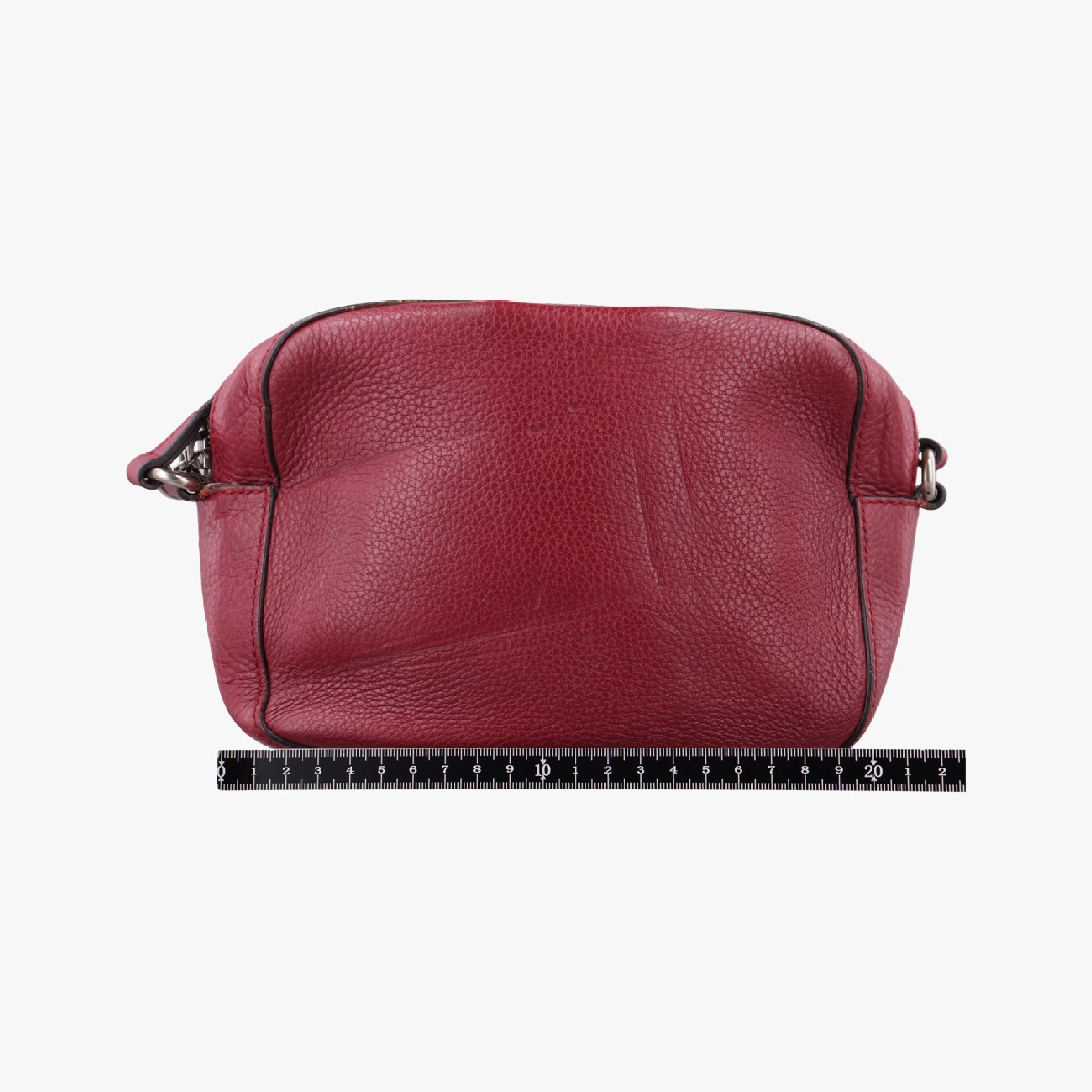 Soho Wine Red Leather Shoulder Bag 308364 G018649105 — view 2
