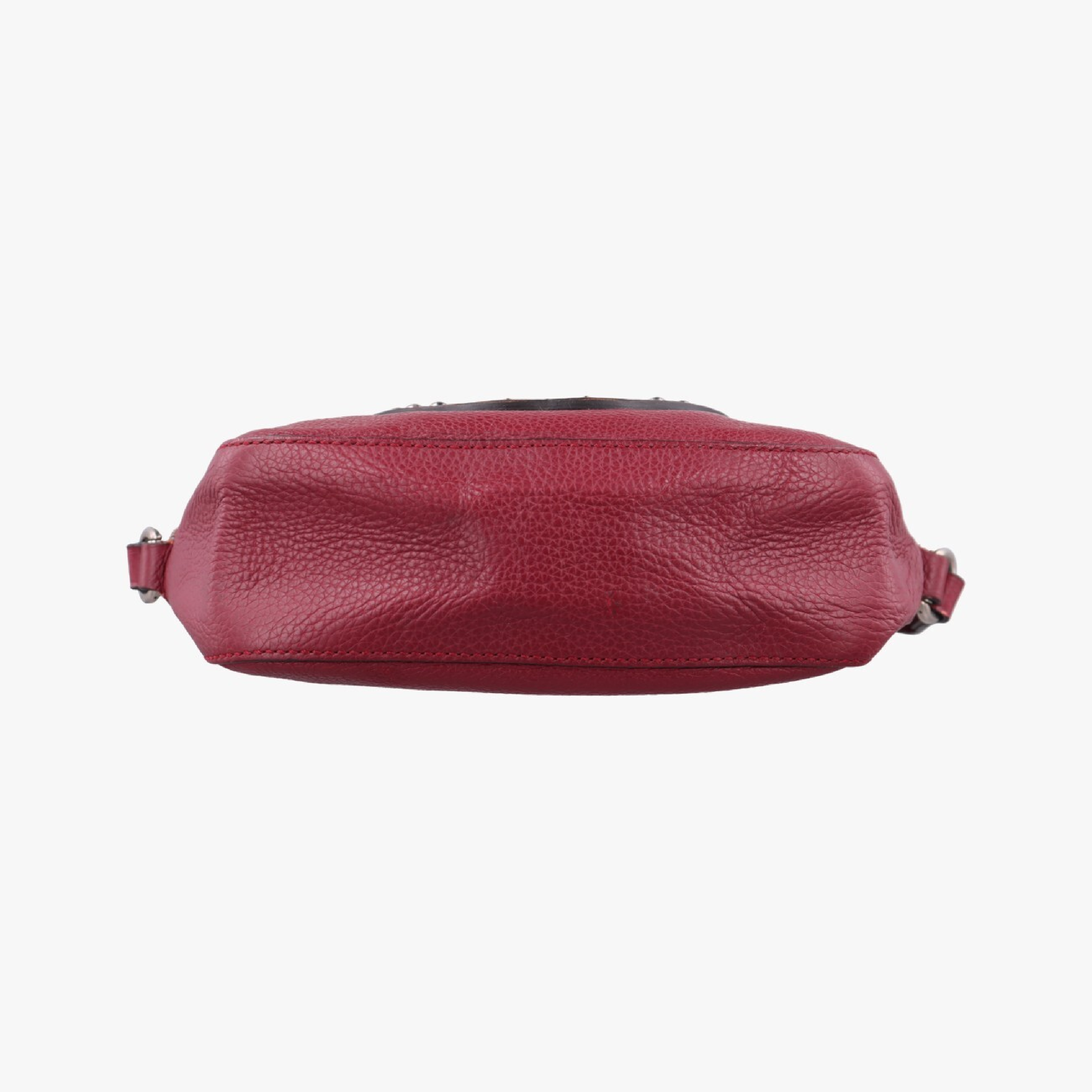 Soho Wine Red Leather Shoulder Bag 308364 G018649105 — view 3
