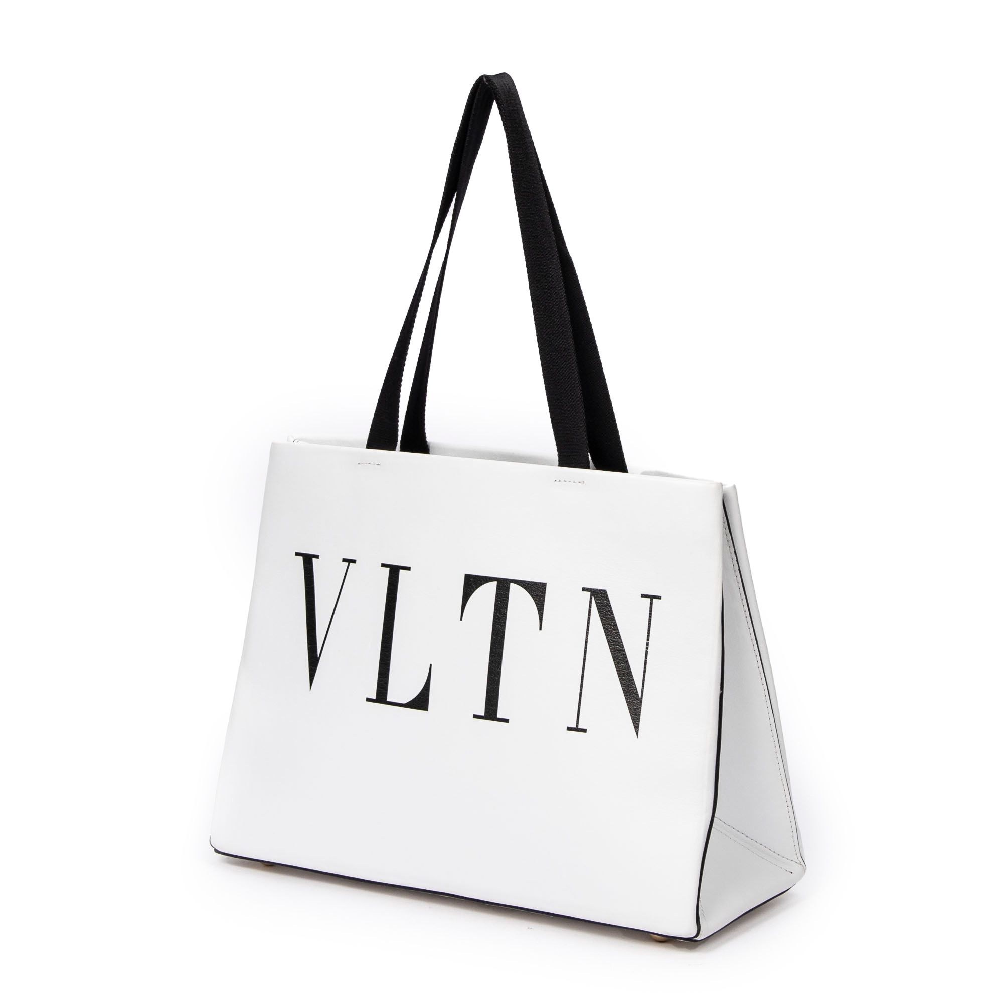 Logo Shopping Tote  Calfskin Leather — view 2