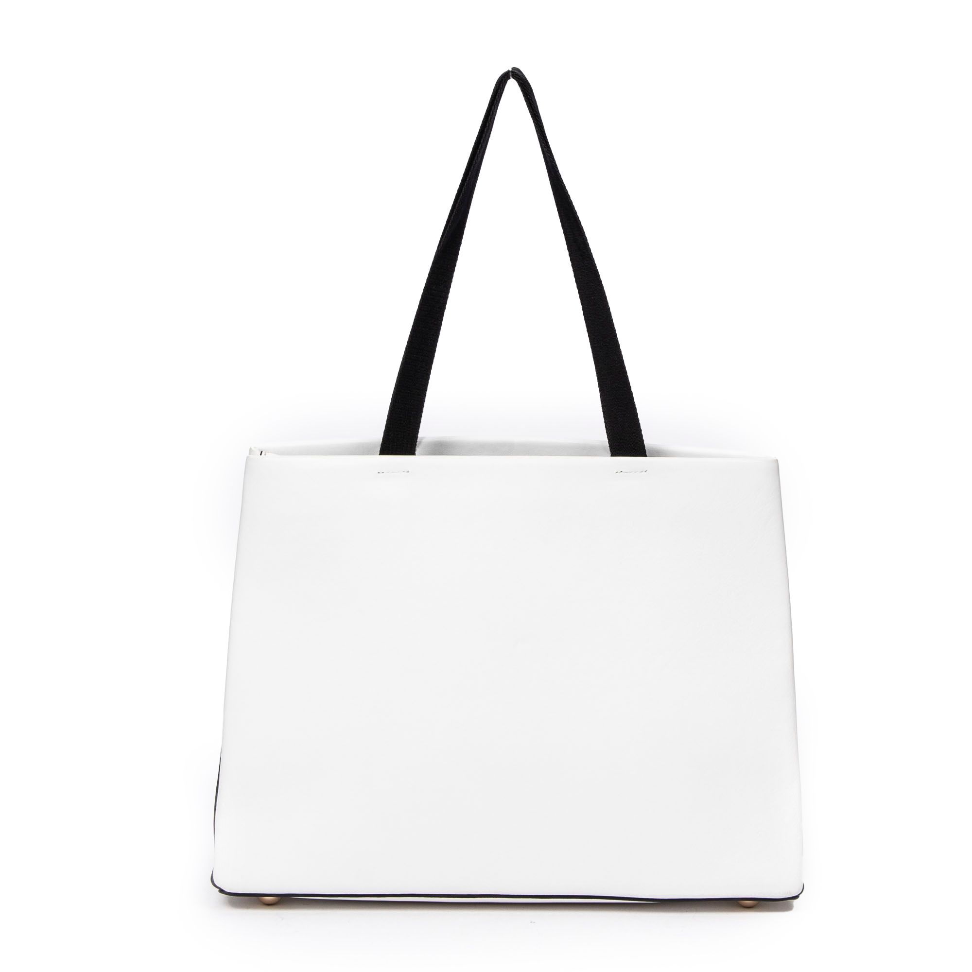 Logo Shopping Tote  Calfskin Leather — view 5