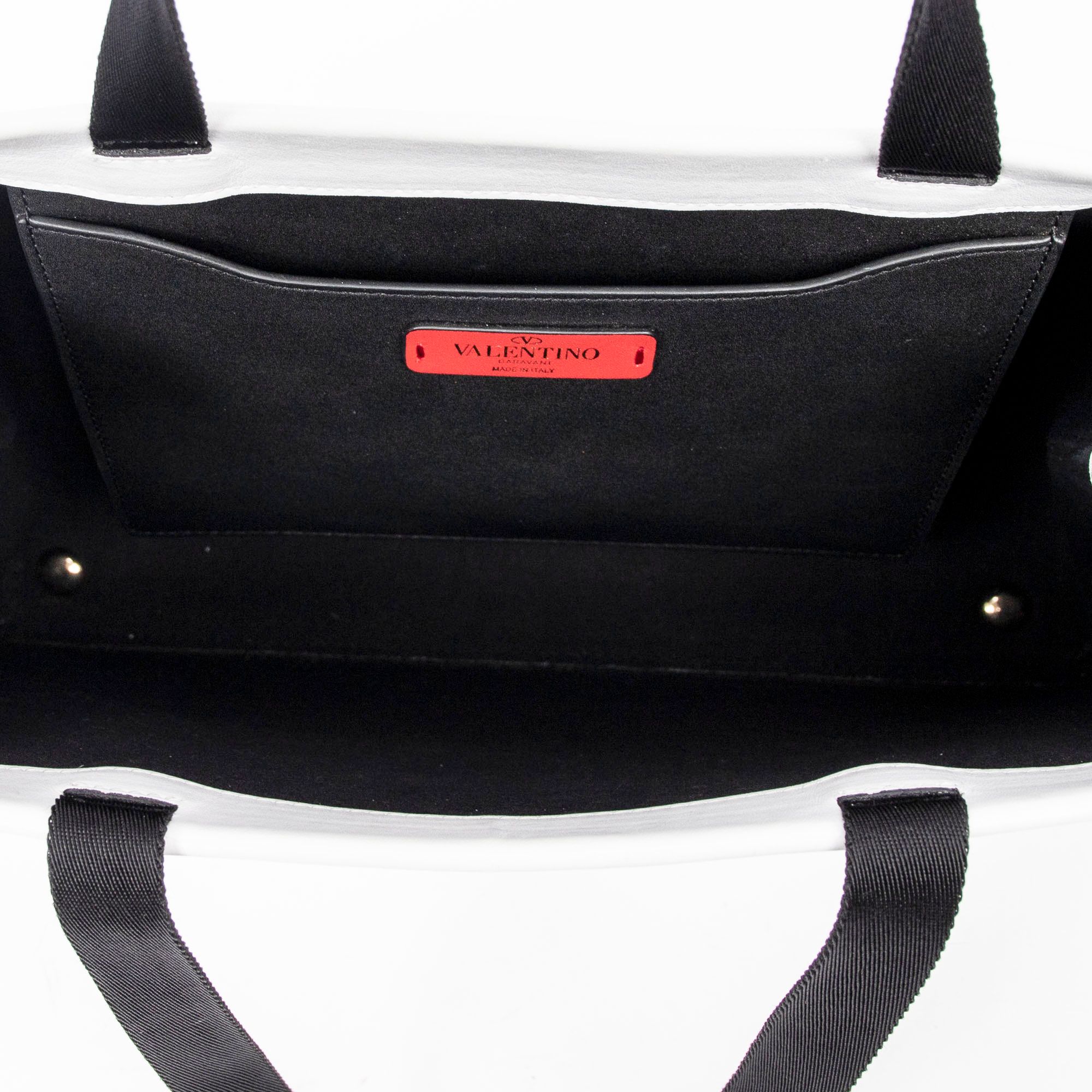 Logo Shopping Tote  Calfskin Leather — view 7