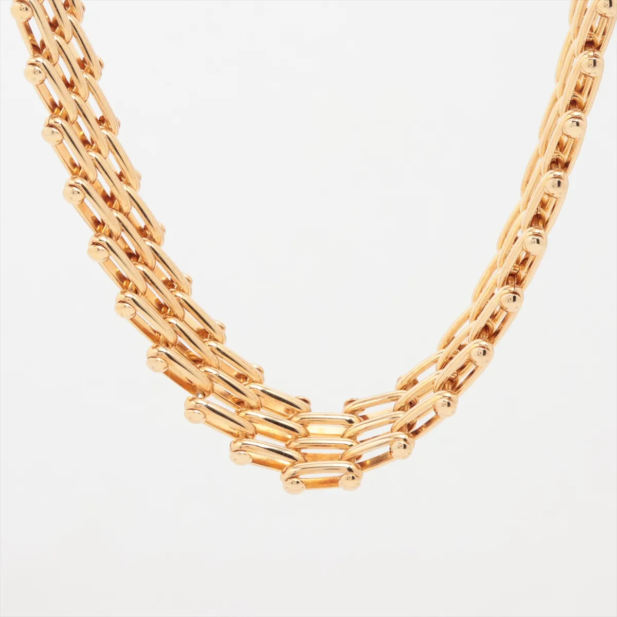 necklace, GP gold, — view 2