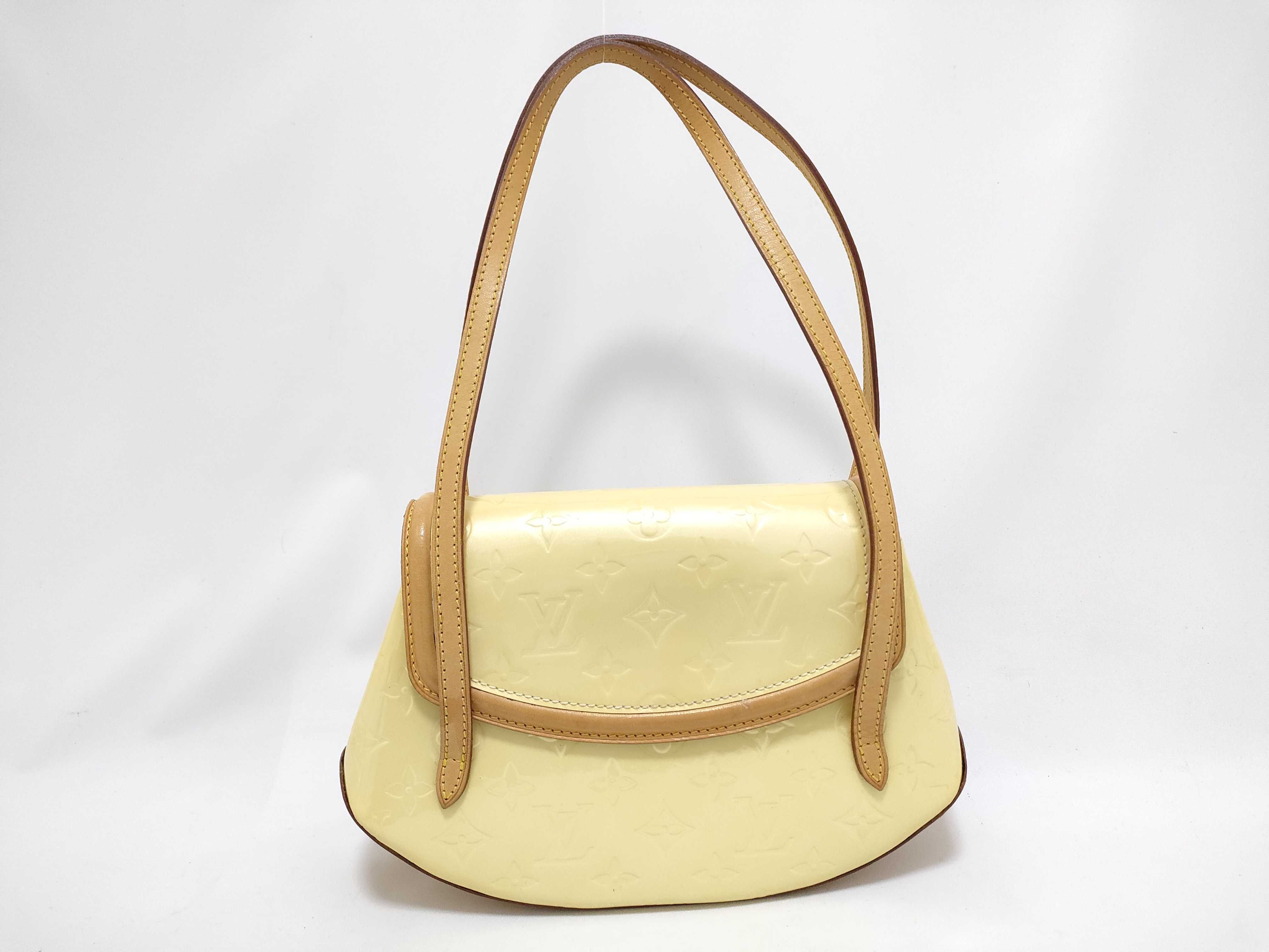 Vernis Louis Vuitton M91187 Biscayne Bay PM TH0075 Handbag Shoulder Bag Monogram Vernis Shoulder Bag
