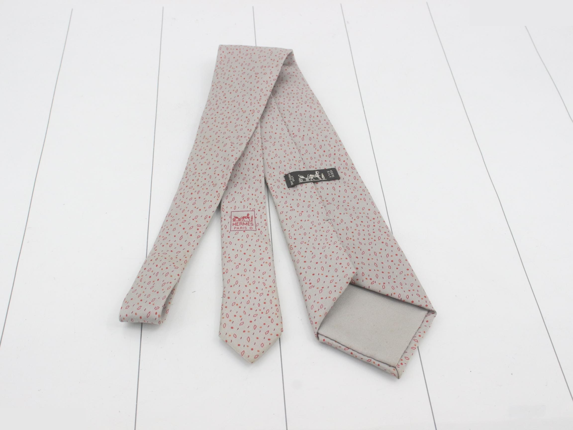 Necktie with tag — view 2