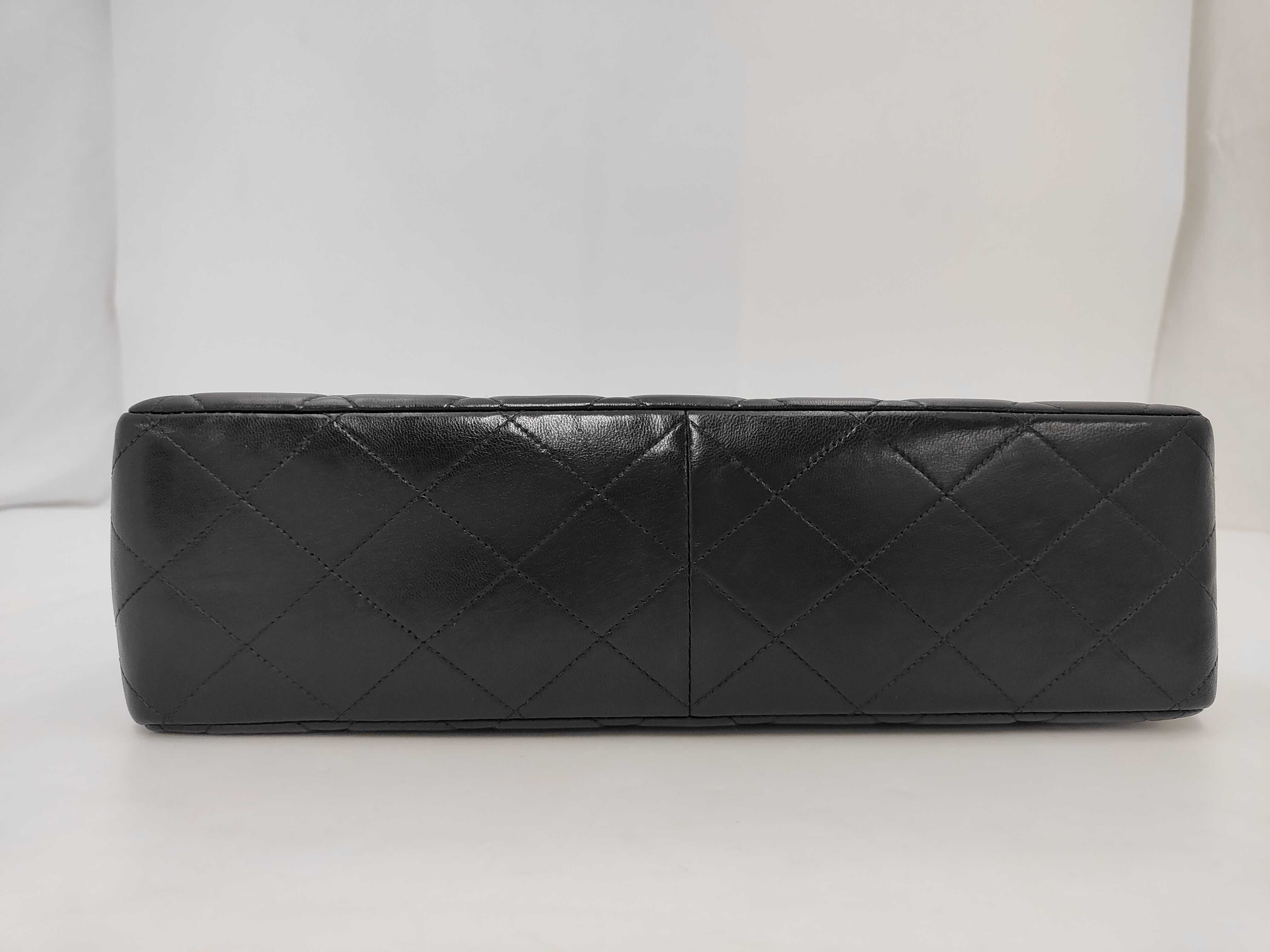 Large Matelassé Lambskin Shoulder Bag — view 3