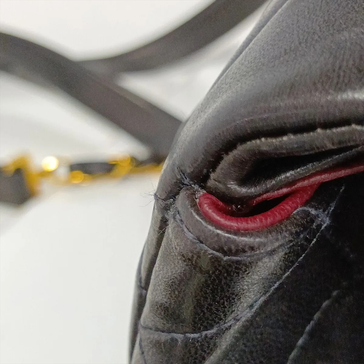 Matelassé Lambskin Chain Backpack, Black with Gold Hardware, Item Number 3731555 (Serial Number 3) — view 15