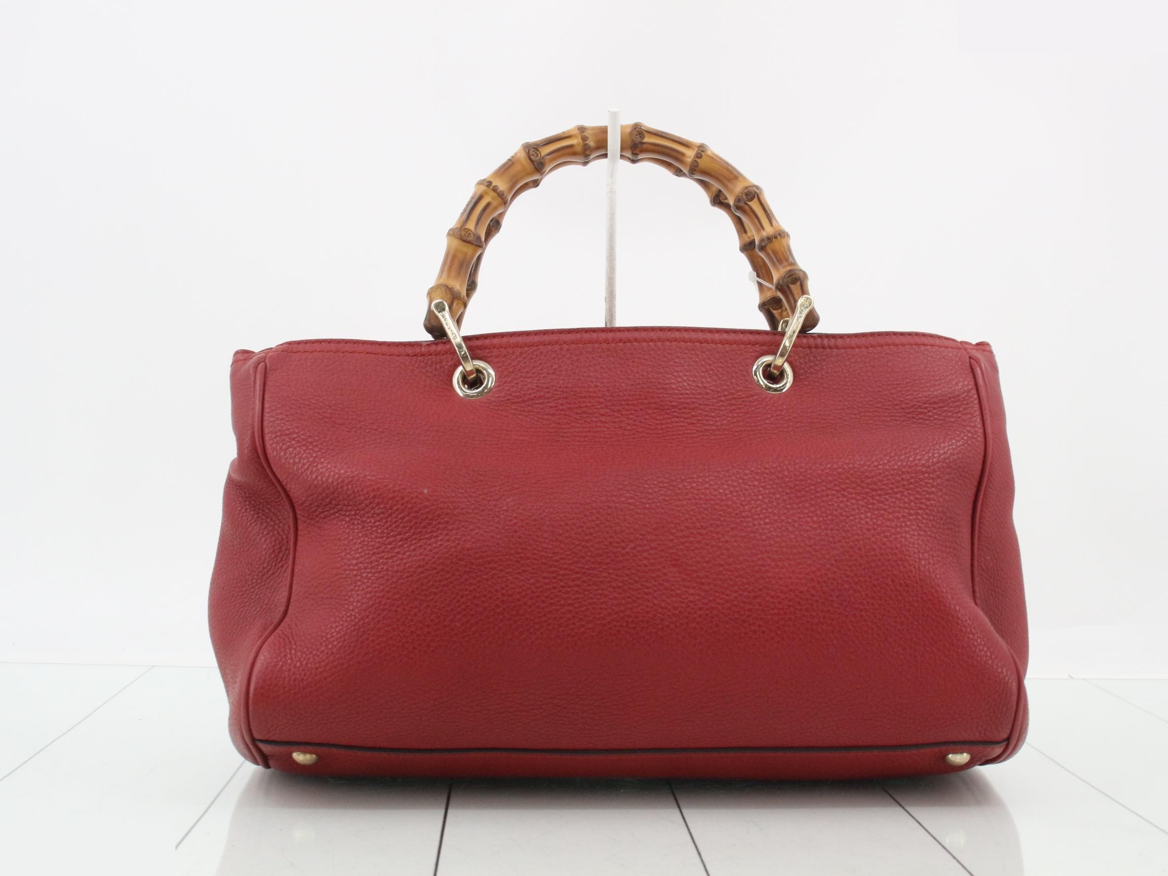 Bamboo 2-Way Handbag with Shoulder Strap — view 2