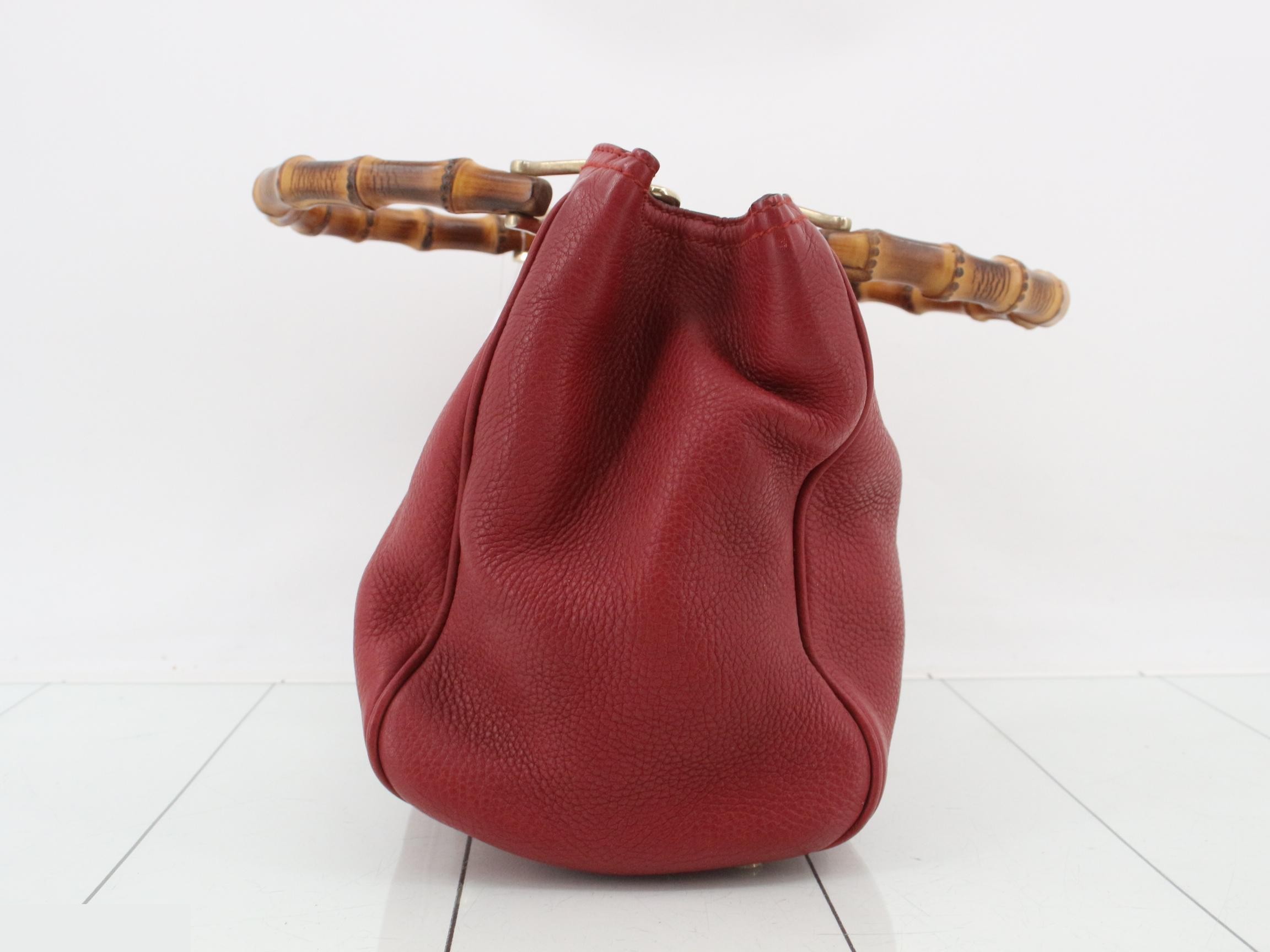 Bamboo 2-Way Handbag with Shoulder Strap — view 3
