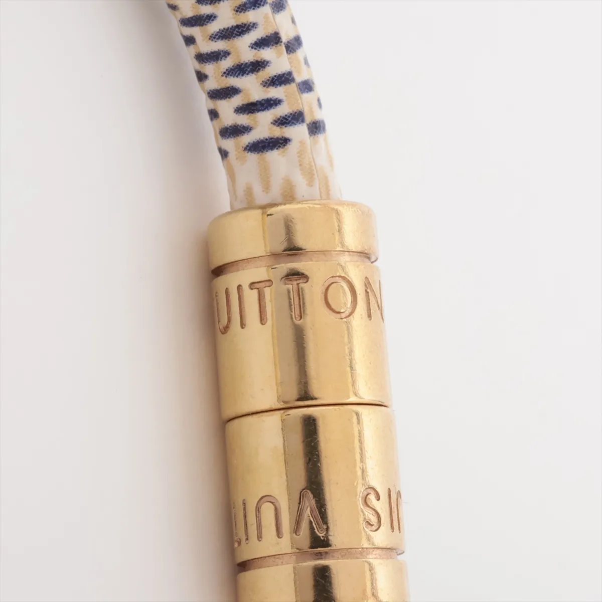 M6607E Damier Azur Bracelet Keep It Bracelet GP×PVC Ivory — view 6
