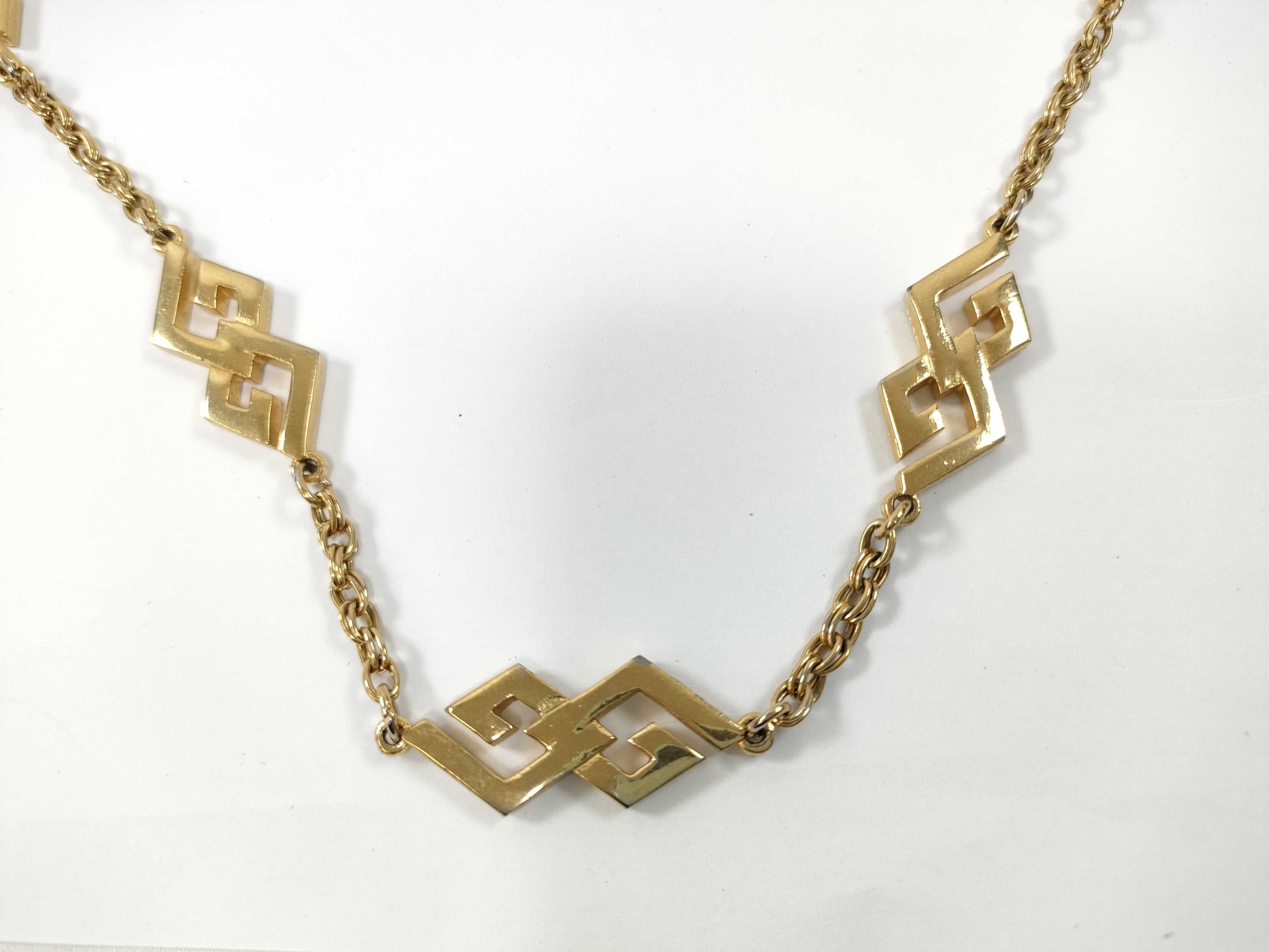 GG Logo Gold Long Necklace — view 8