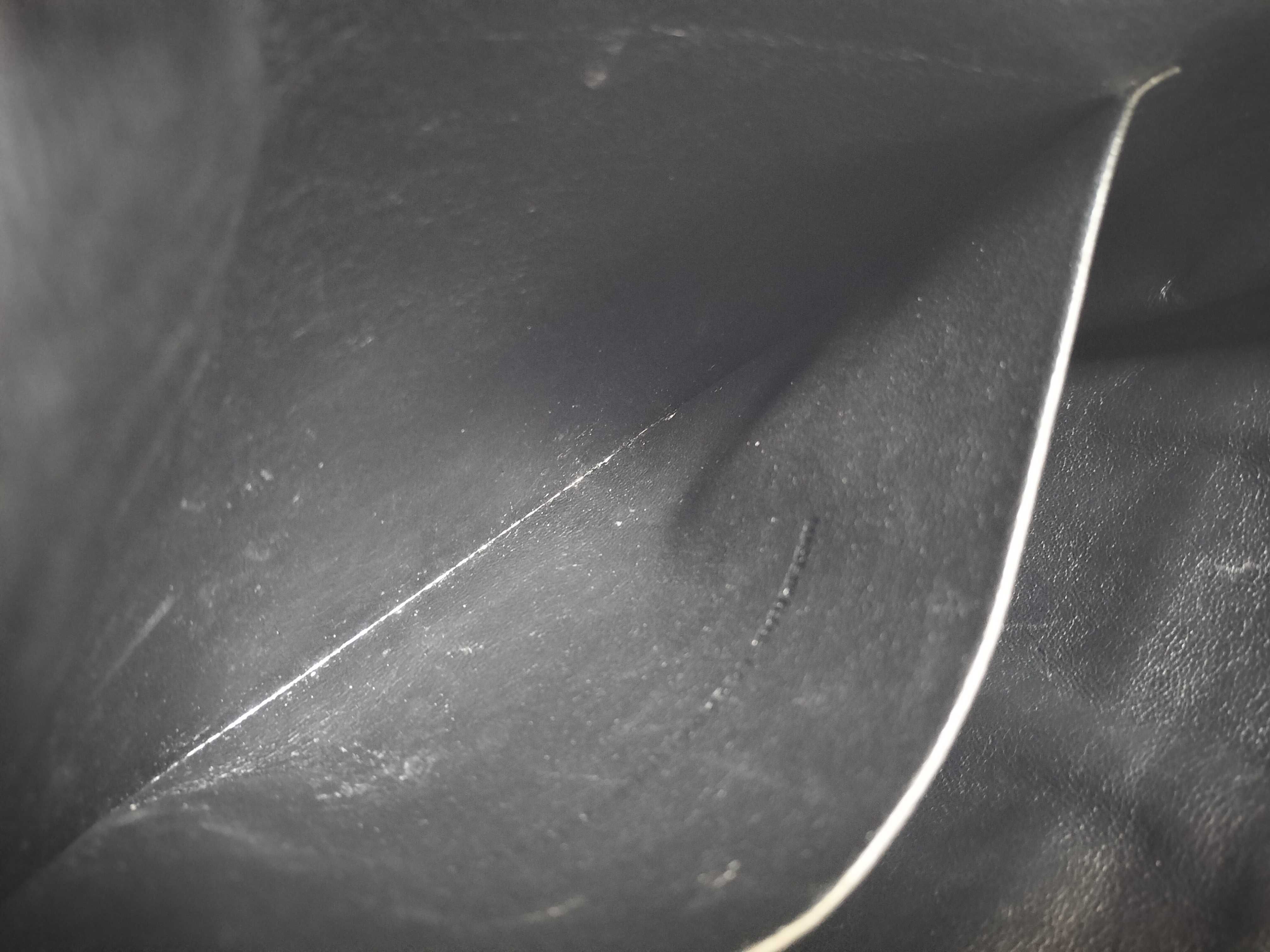 Neo Classic Black Leather Clutch Bag — view 10