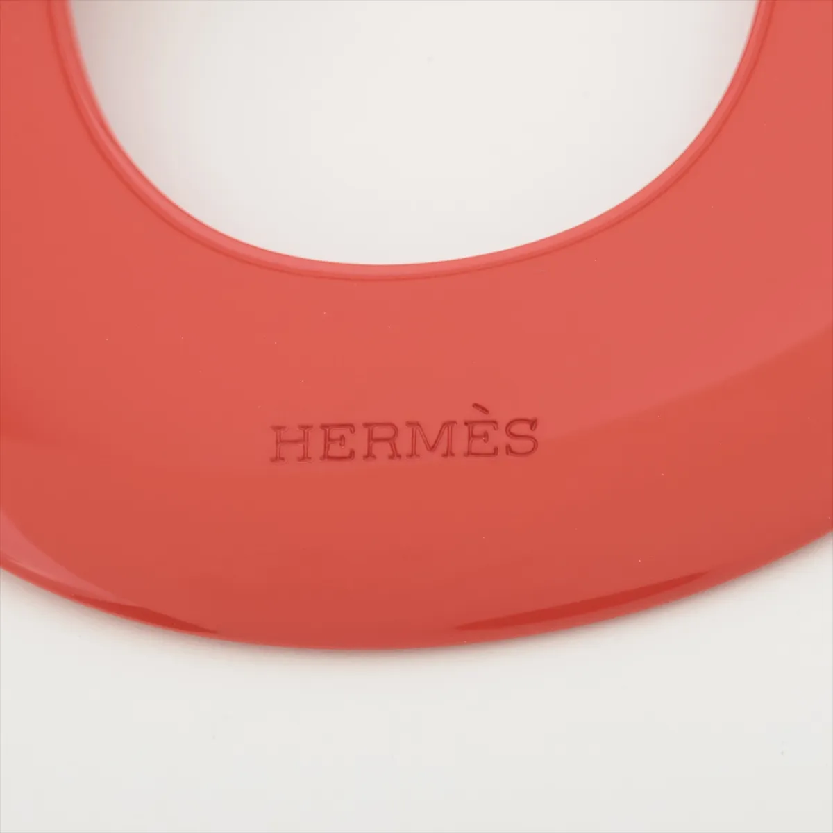 pendant, buffalo horn x lacquered wood, red, — view 4
