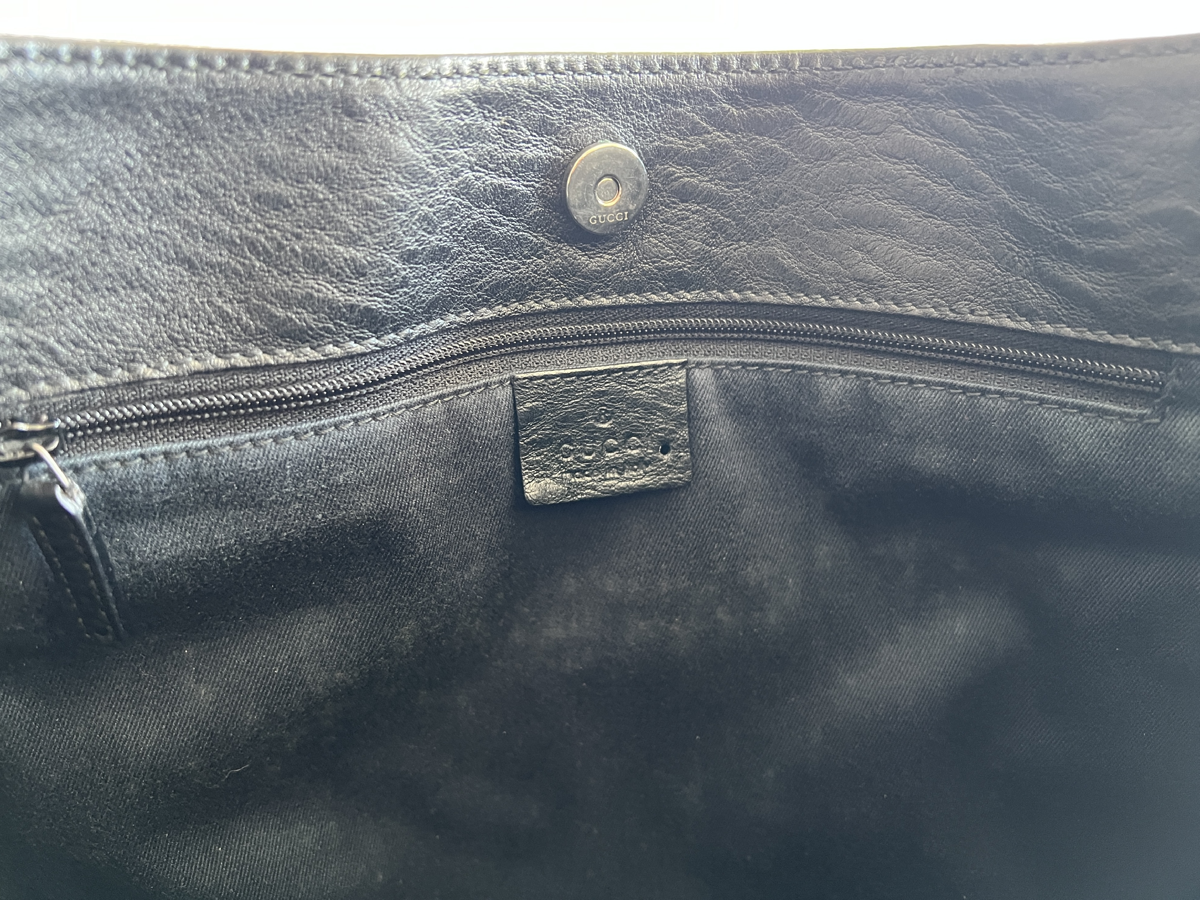 Horsebit GG Denim Canvas Leather Shoulder Bag One-Shoulder Bag — view 6