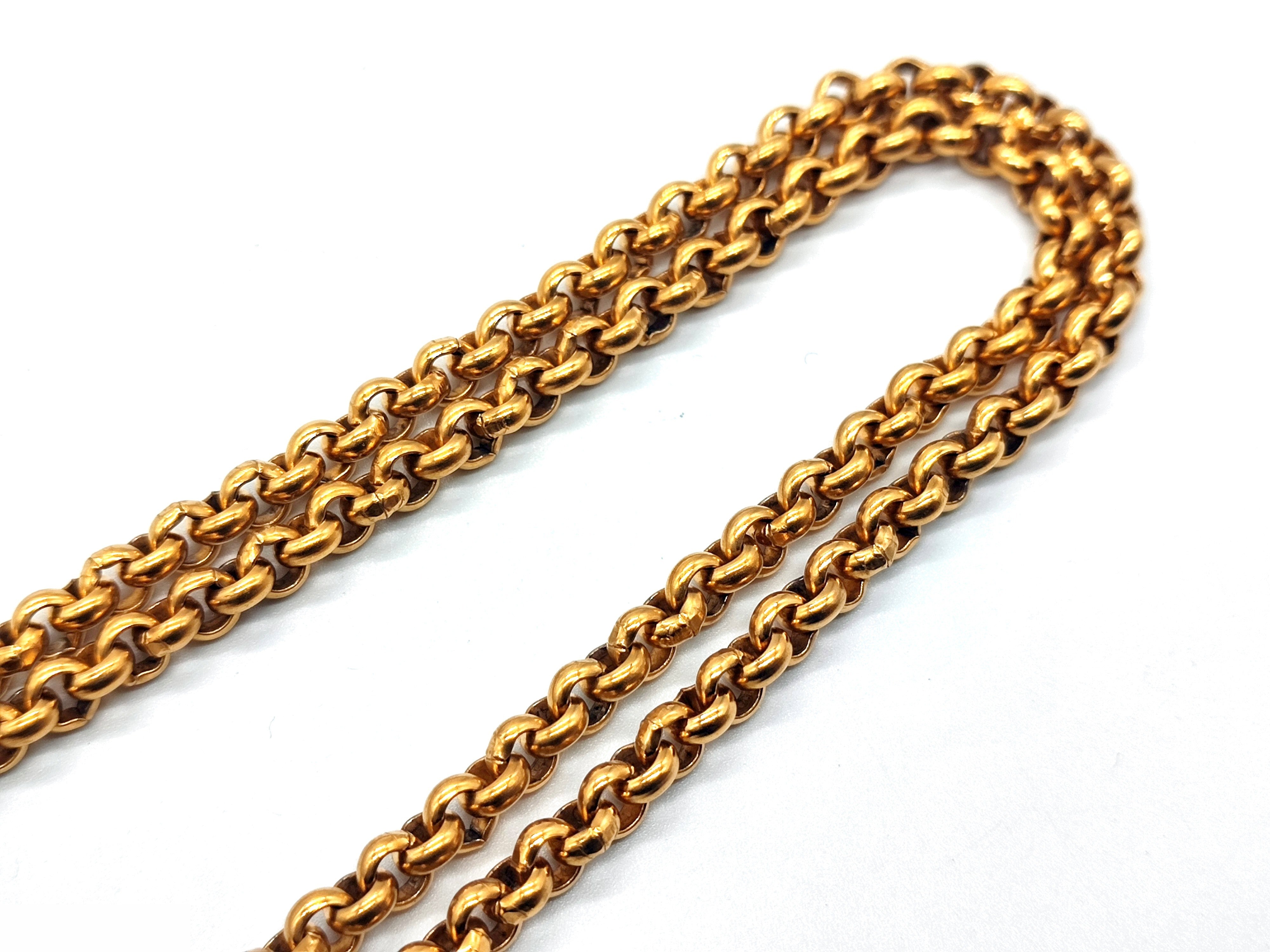 Coco Mark Flower Necklace, 95P, Chain approx. 60cm — view 6
