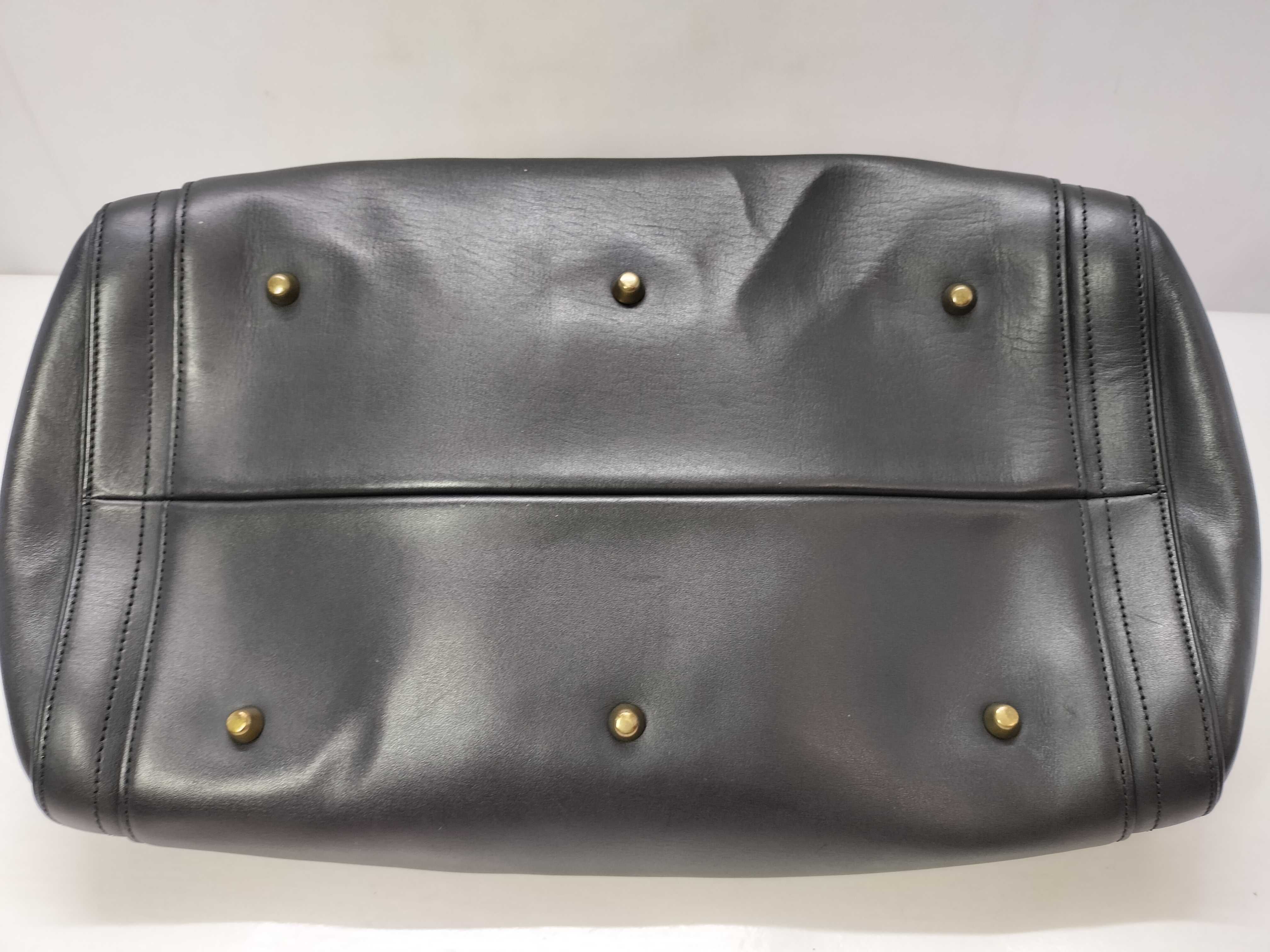 Aurora handbag, black leather — view 15