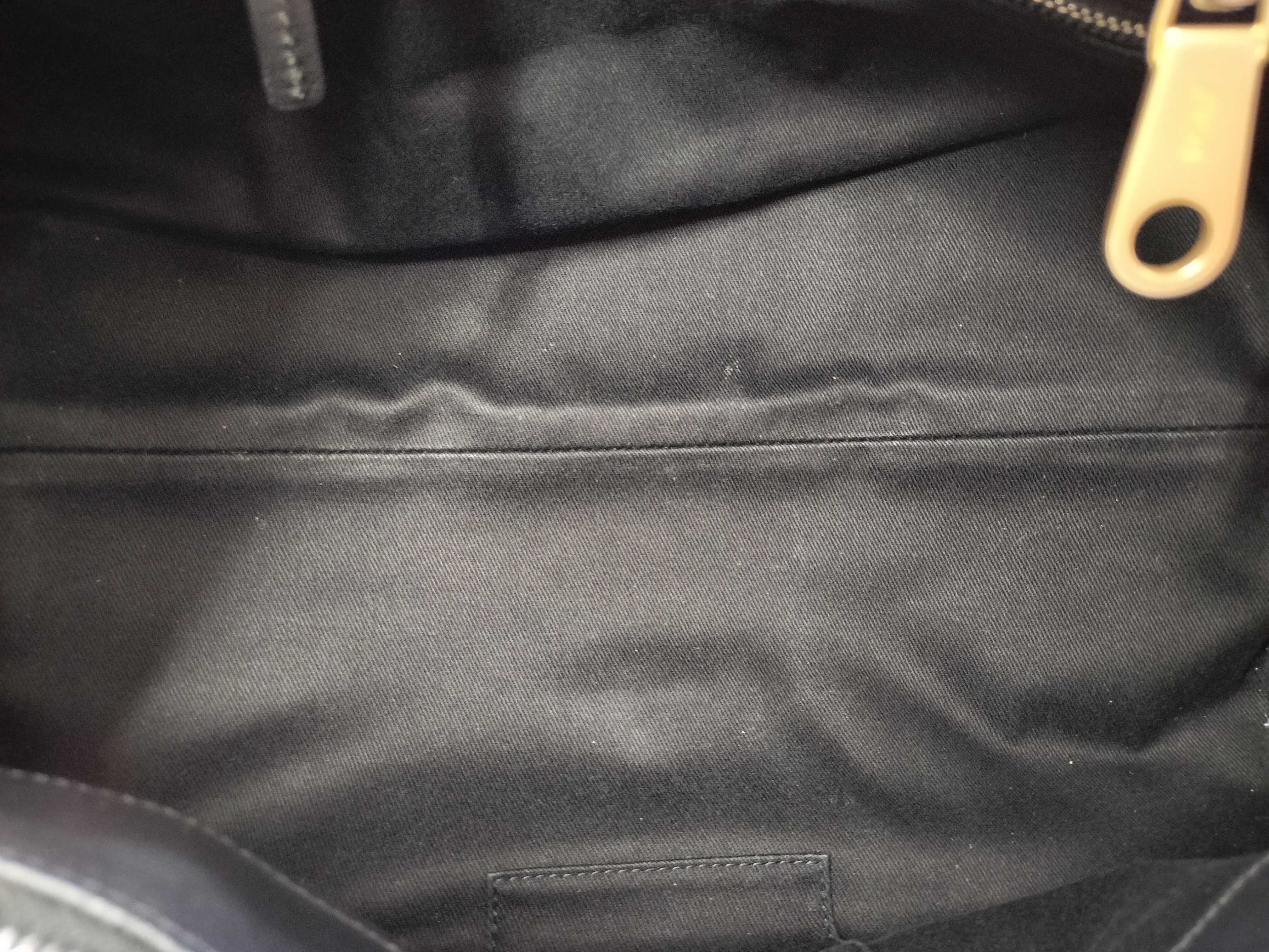 Aurora handbag, black leather — view 8