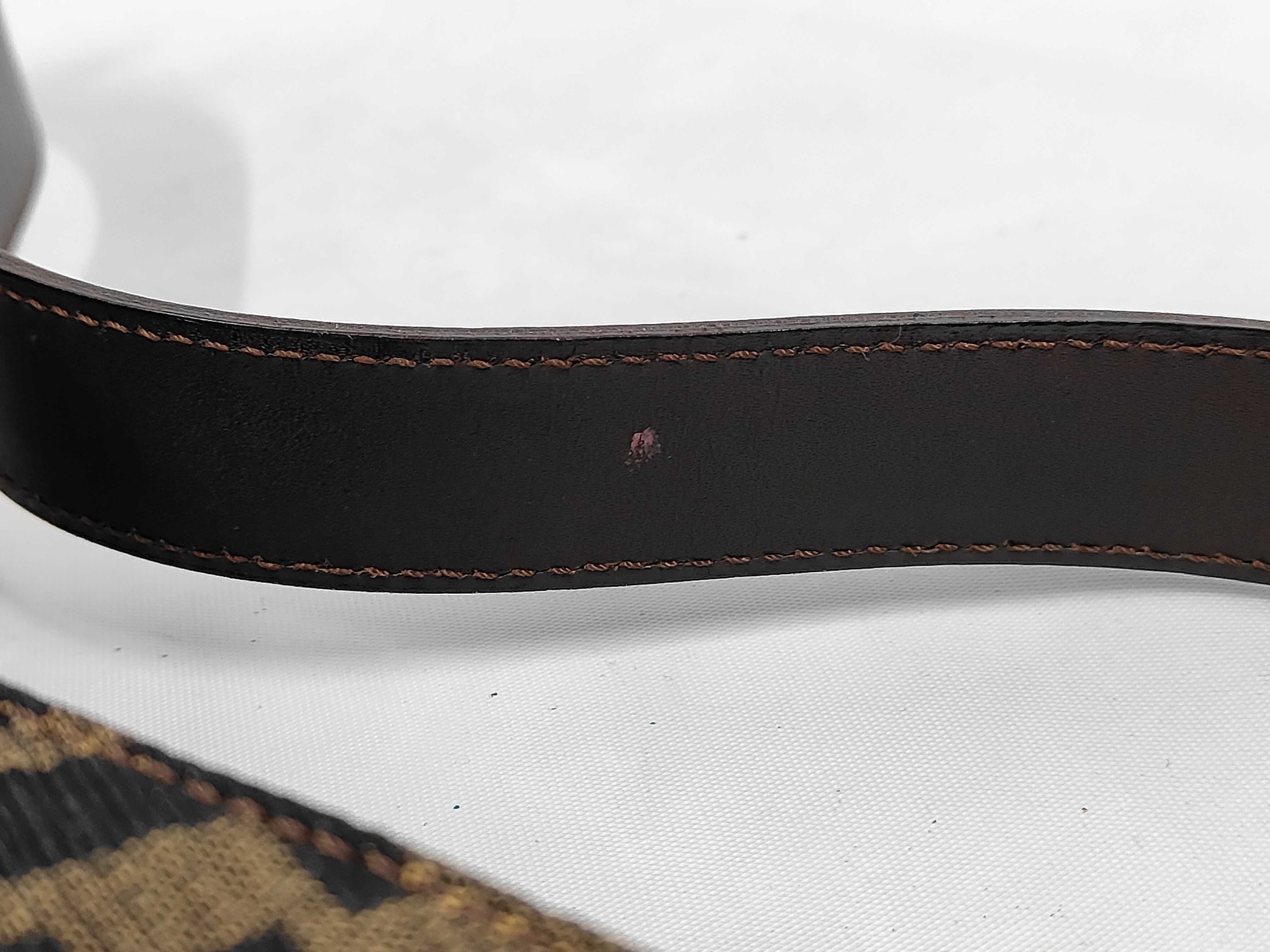 Zucca 8BR037 Dark Brown Canvas Shoulder Bag — view 5