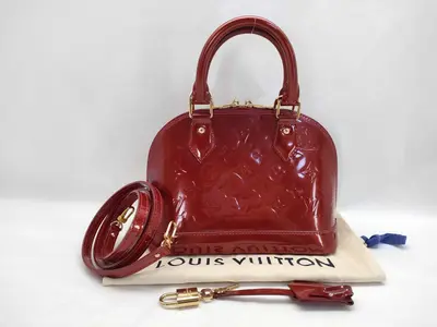 SG-LouisVuitton VernisAlma BBM90174MI5113 Red Handbag