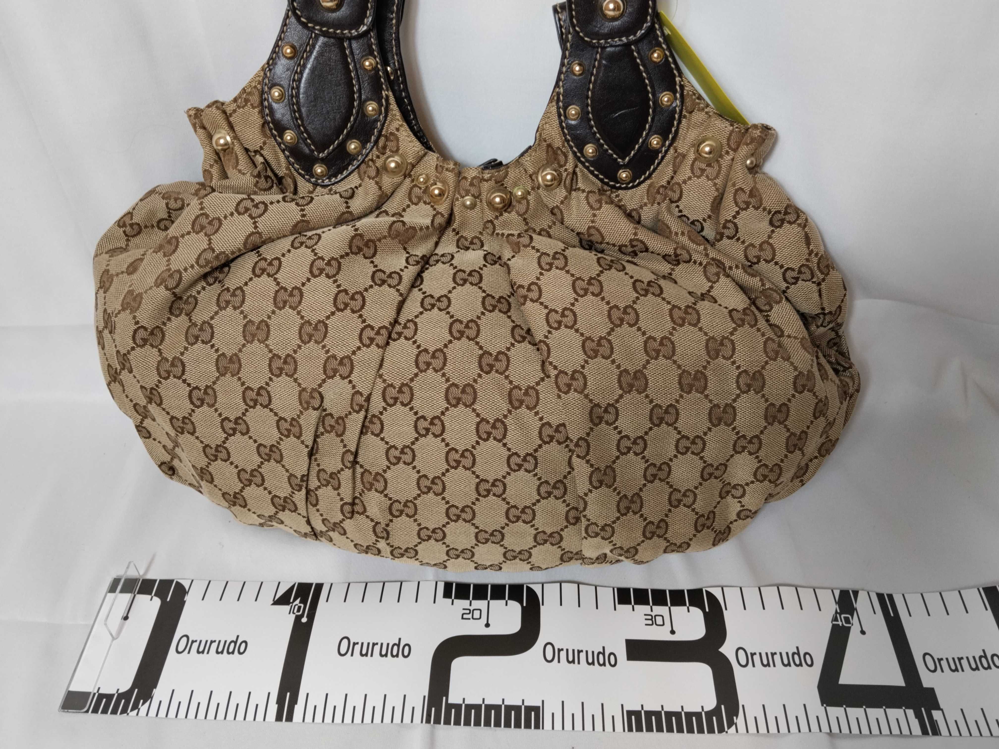 GG Canvas Studded Tote Bag 203624 Bag — view 2