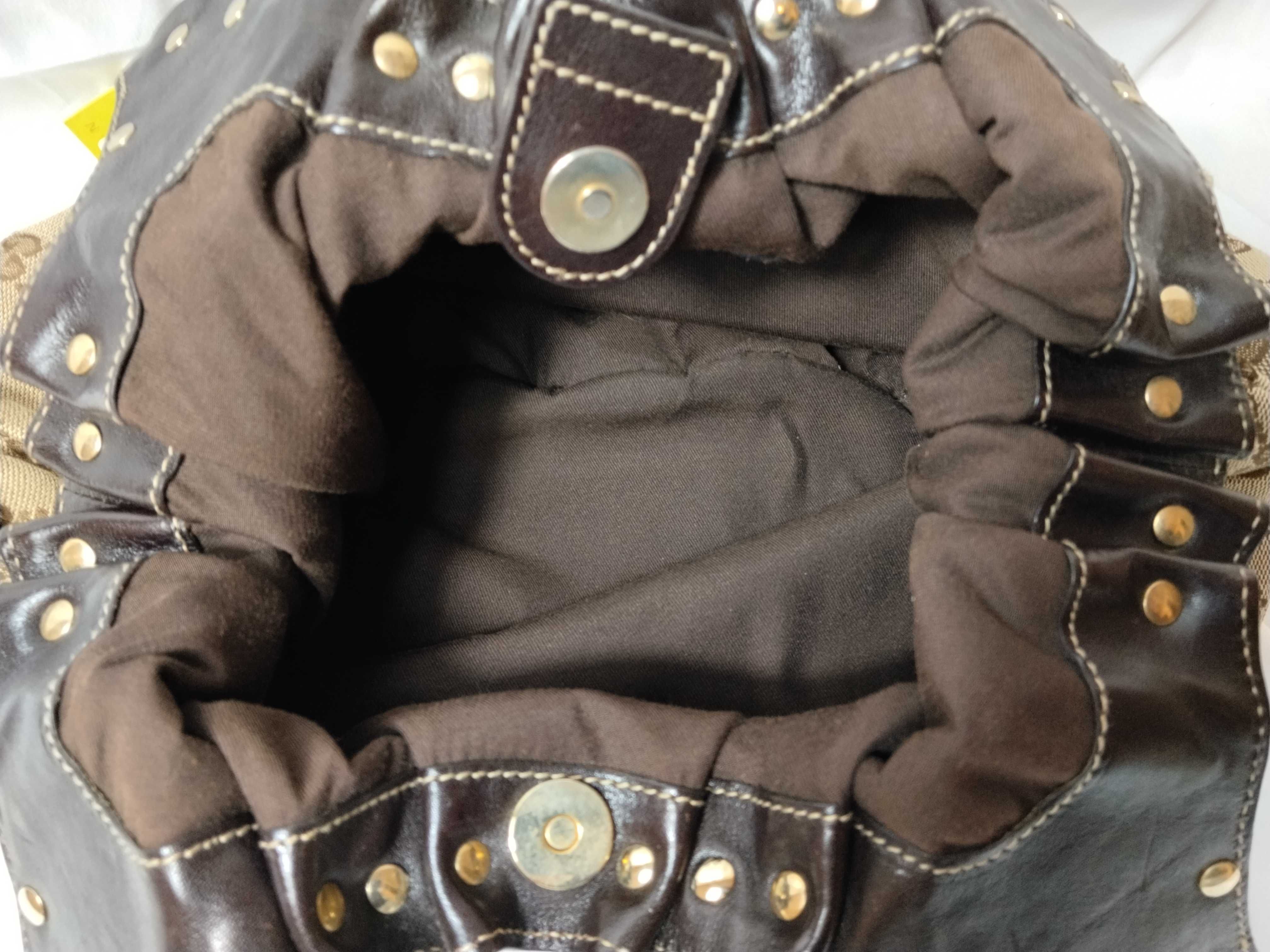 GG Canvas Studded Tote Bag 203624 Bag — view 11