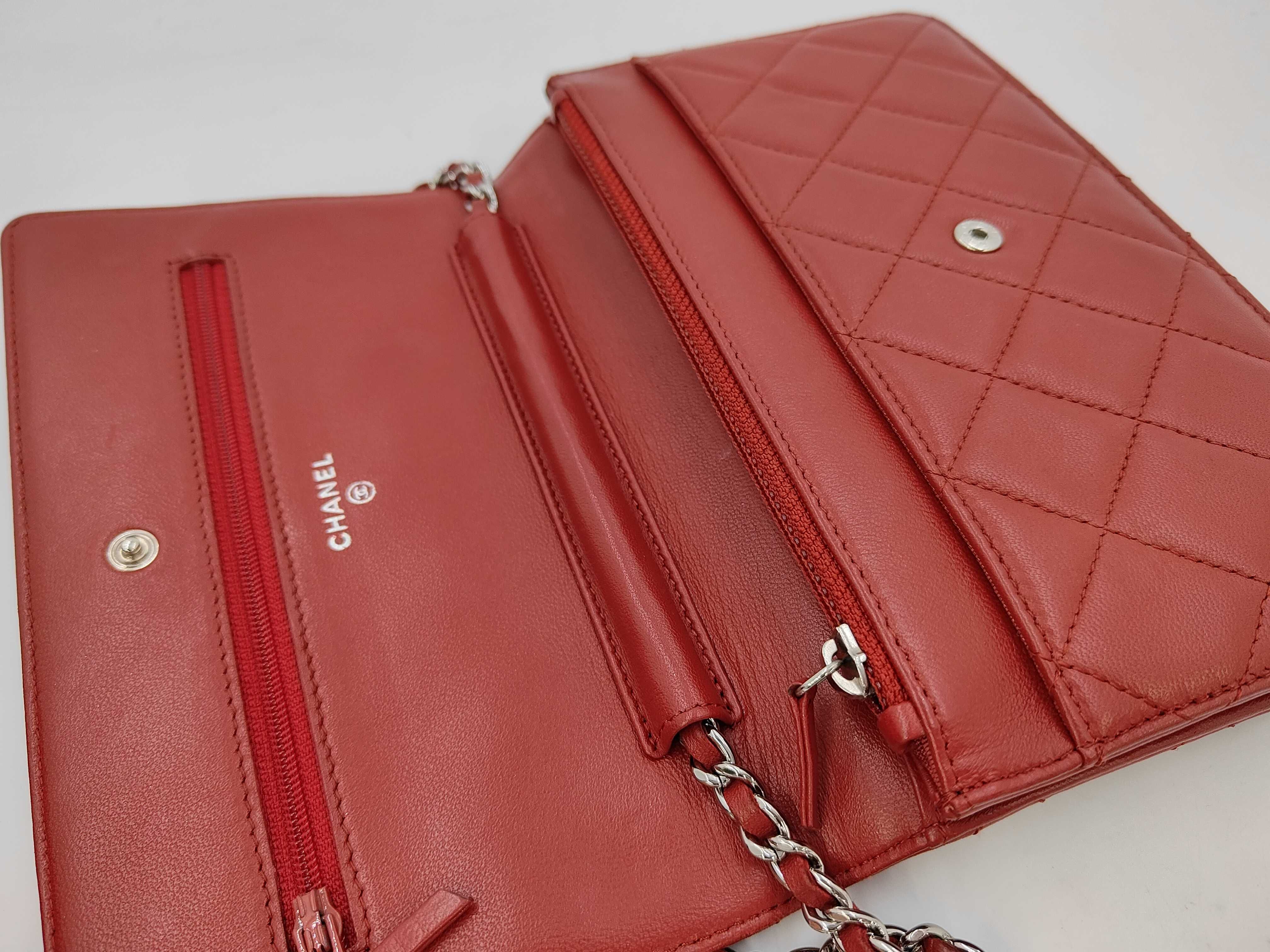 Lambskin Chain Shoulder Bag, Matelassé Flap Shoulder Bag — view 6