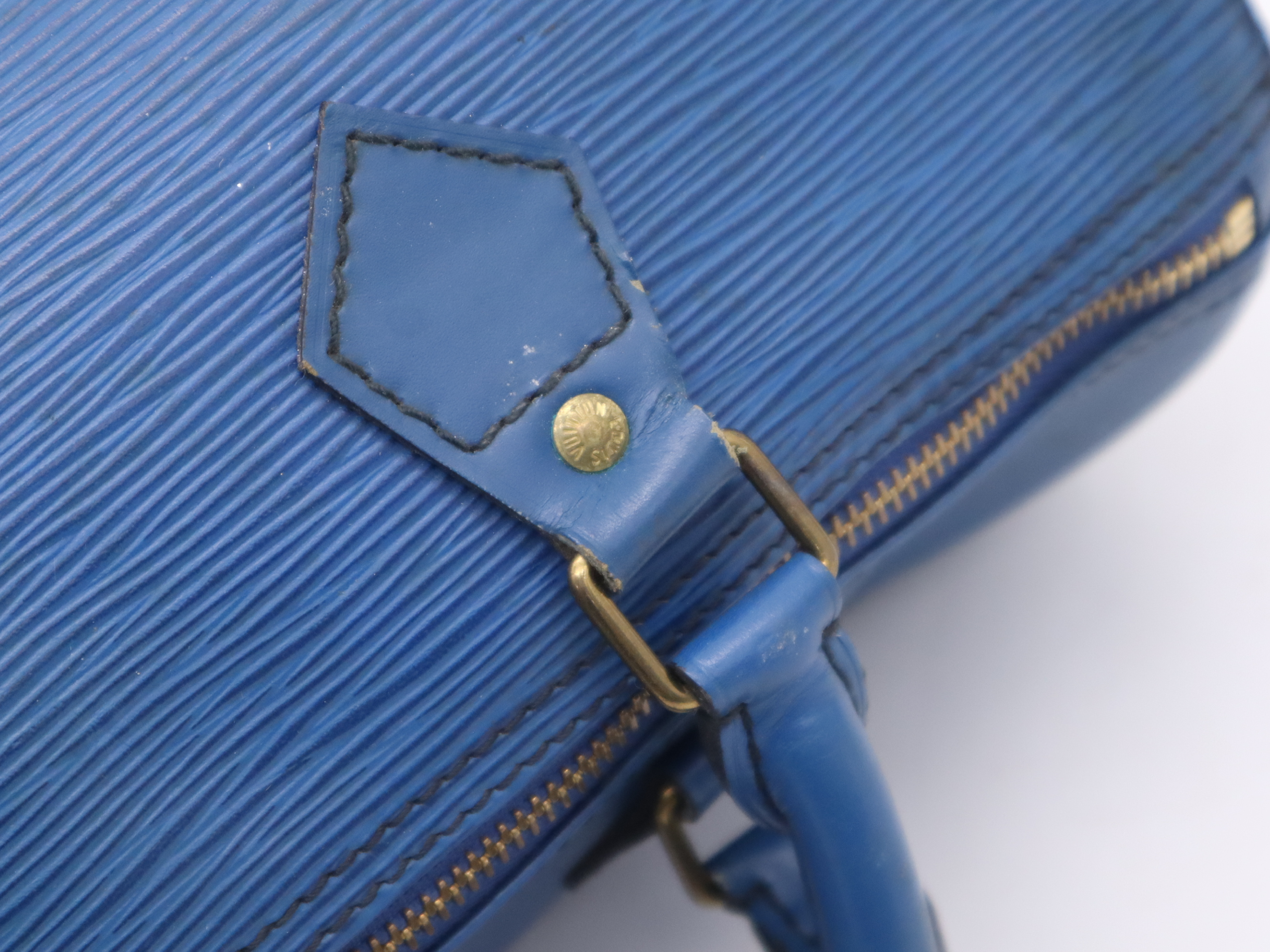 M43005 Epi Speedy 30 Toledo Blue Handbag — view 8