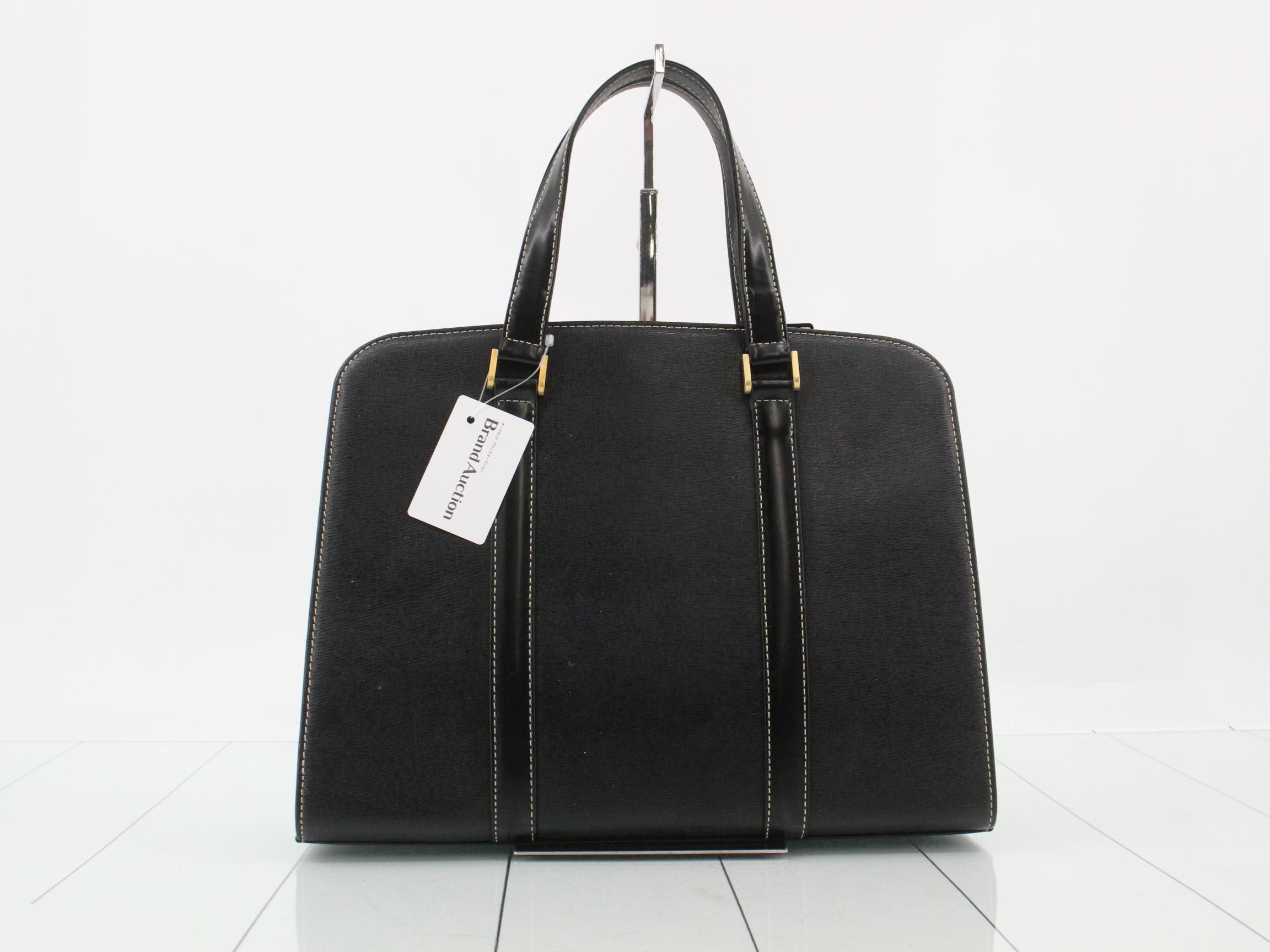 Leather handbag, Nova check lining, unused. — view 2