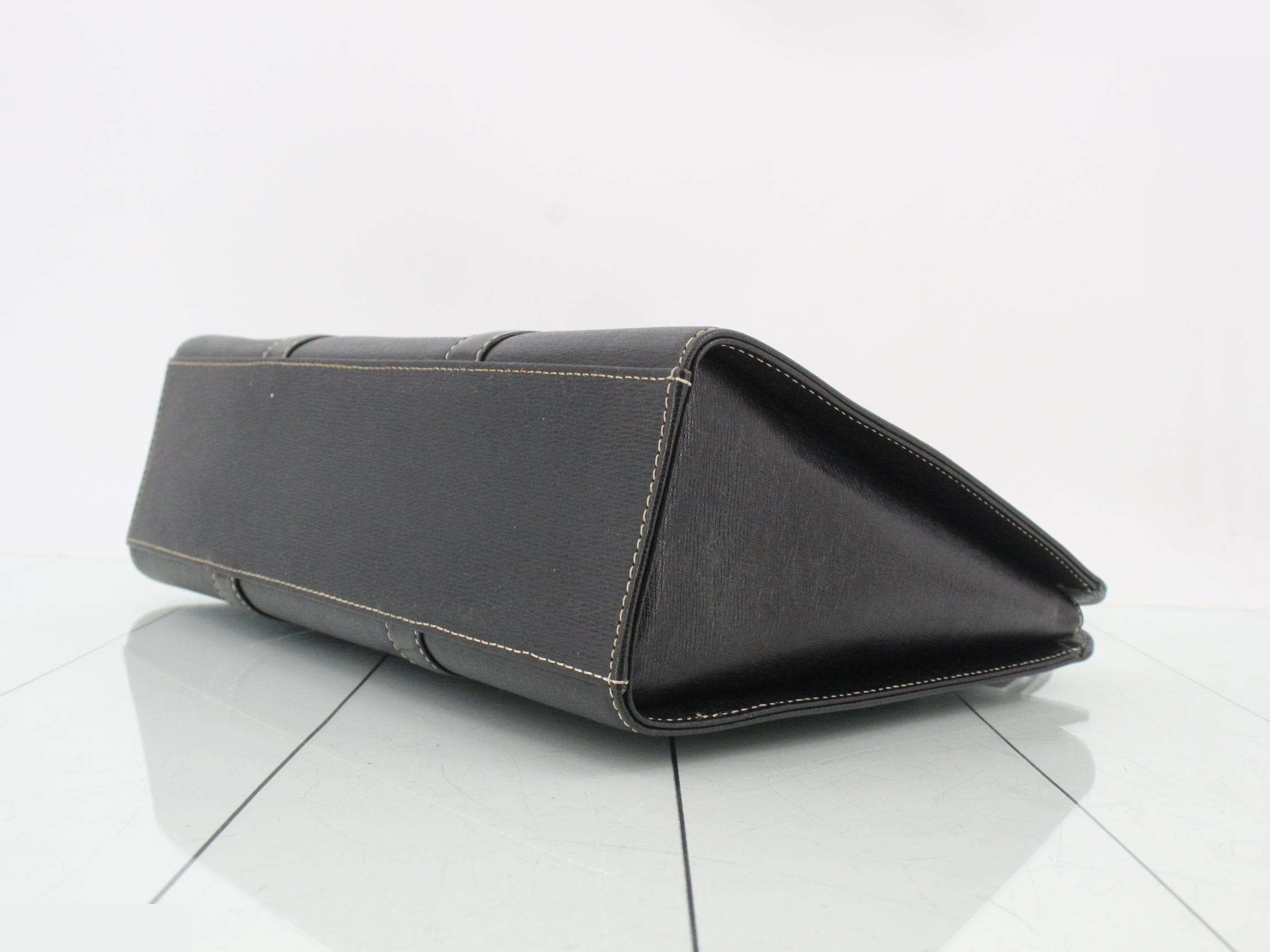 Leather handbag, Nova check lining, unused. — view 6