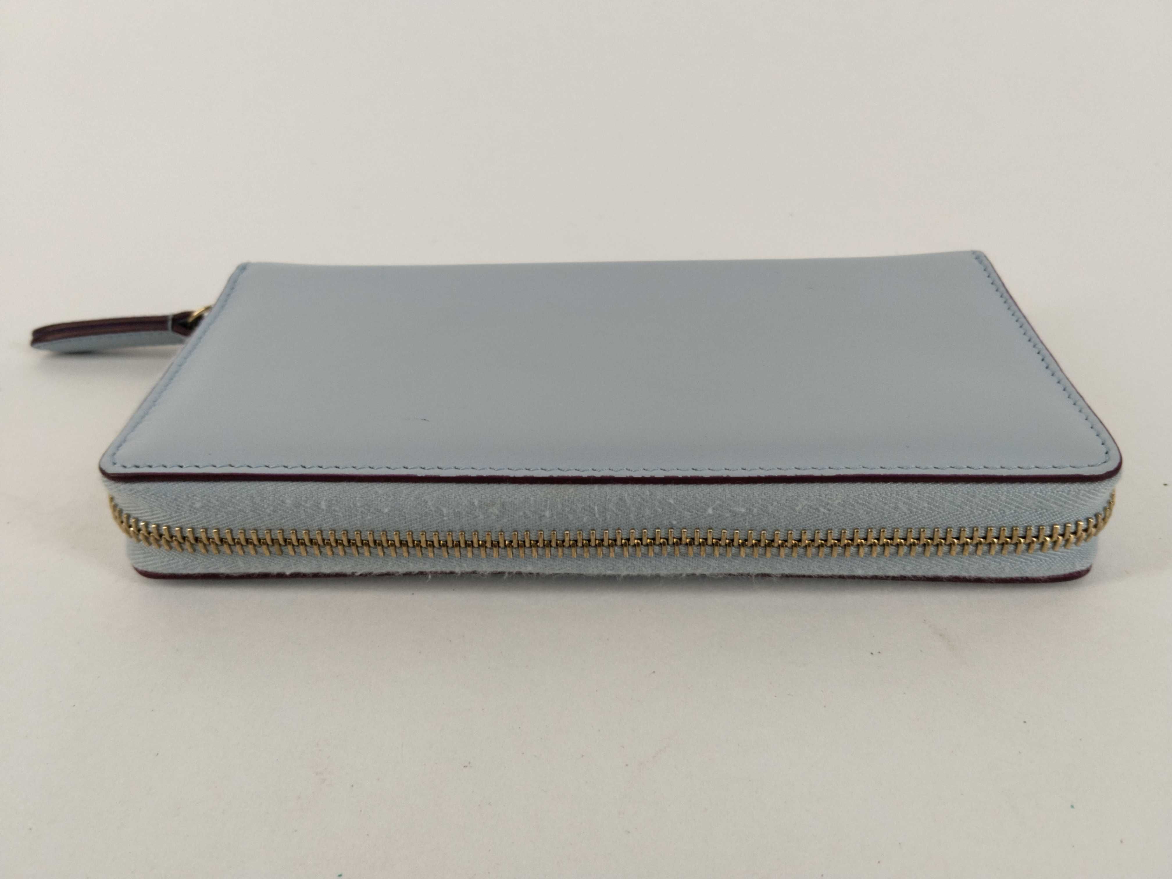 (Gucci) Higuchi Yuko Round Zip Long Wallet, Blue — view 5