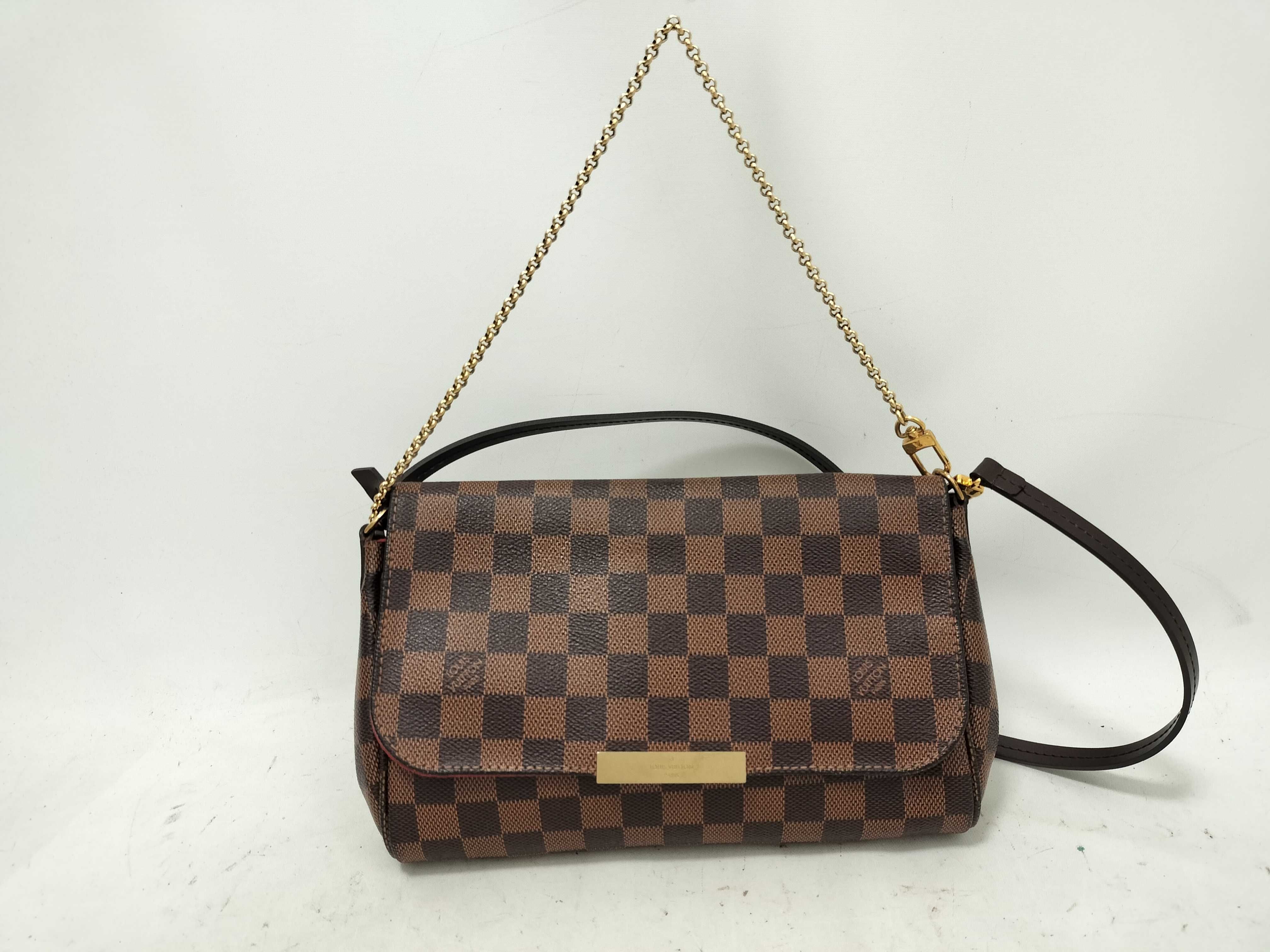 Damier KR- Damier Favorite MM N41129 Brown Shoulder Bag