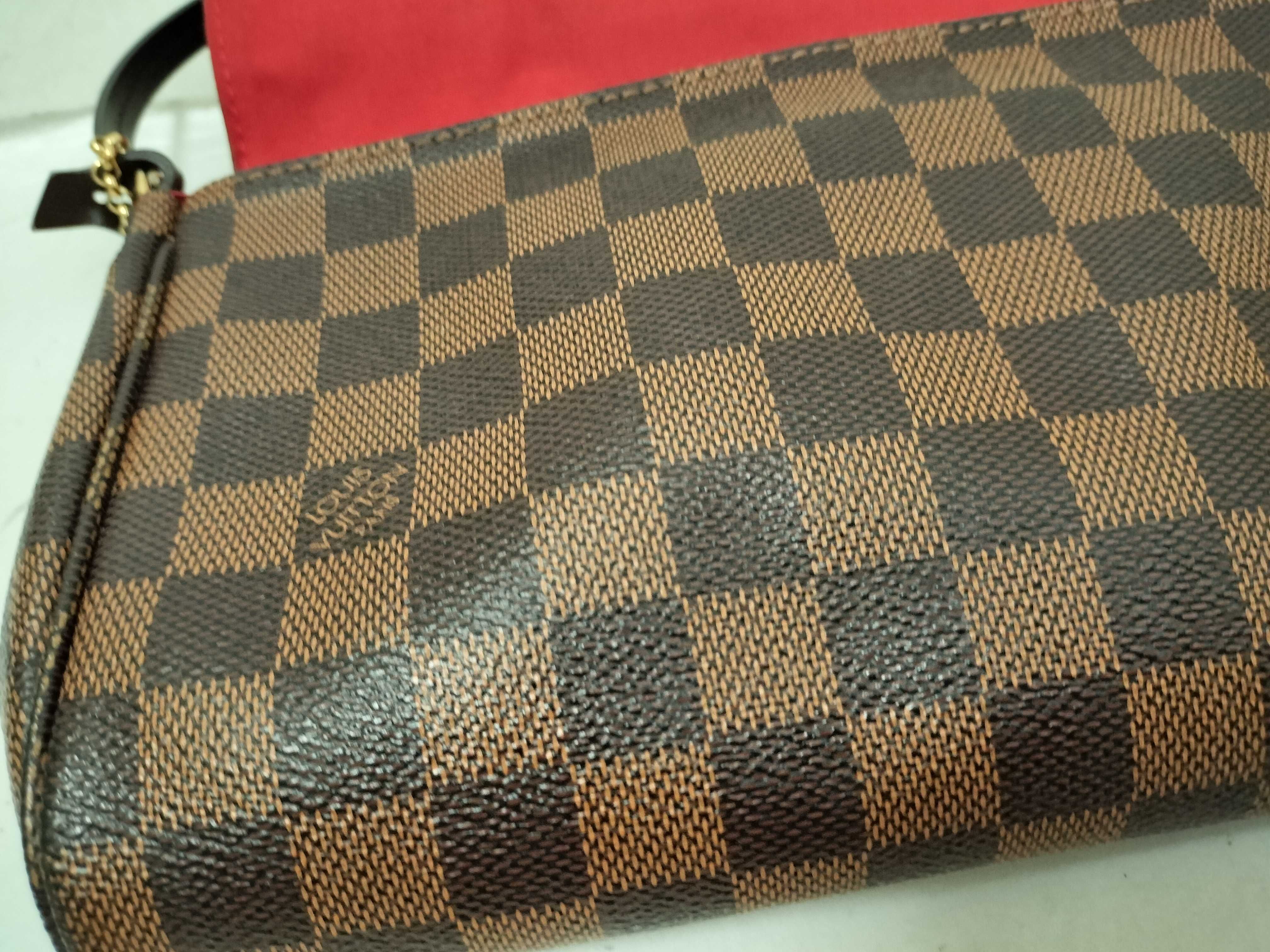 Damier KR- Damier Favorite MM N41129 Brown Shoulder Bag — view 14