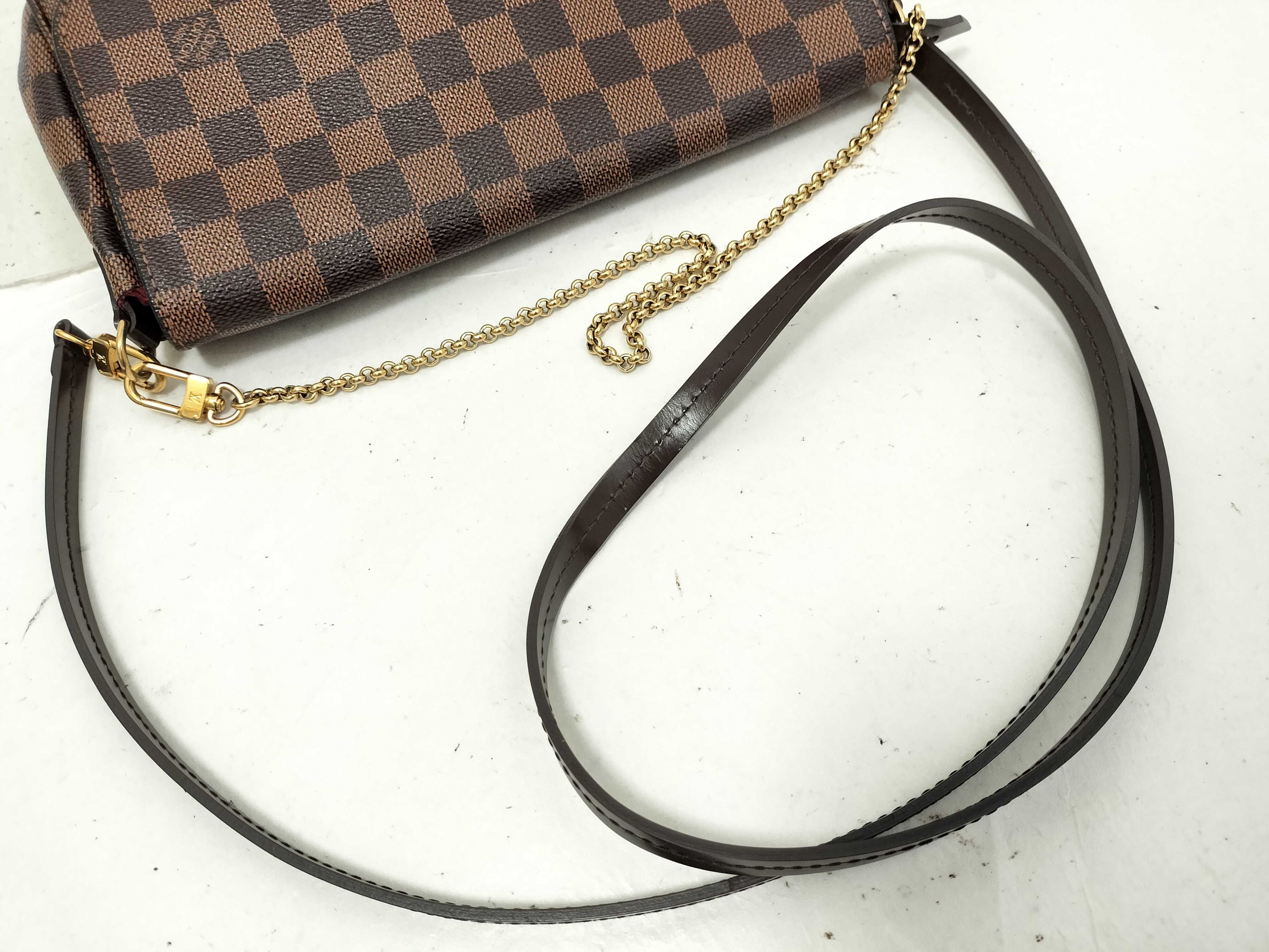 Damier KR- Damier Favorite MM N41129 Brown Shoulder Bag — view 6