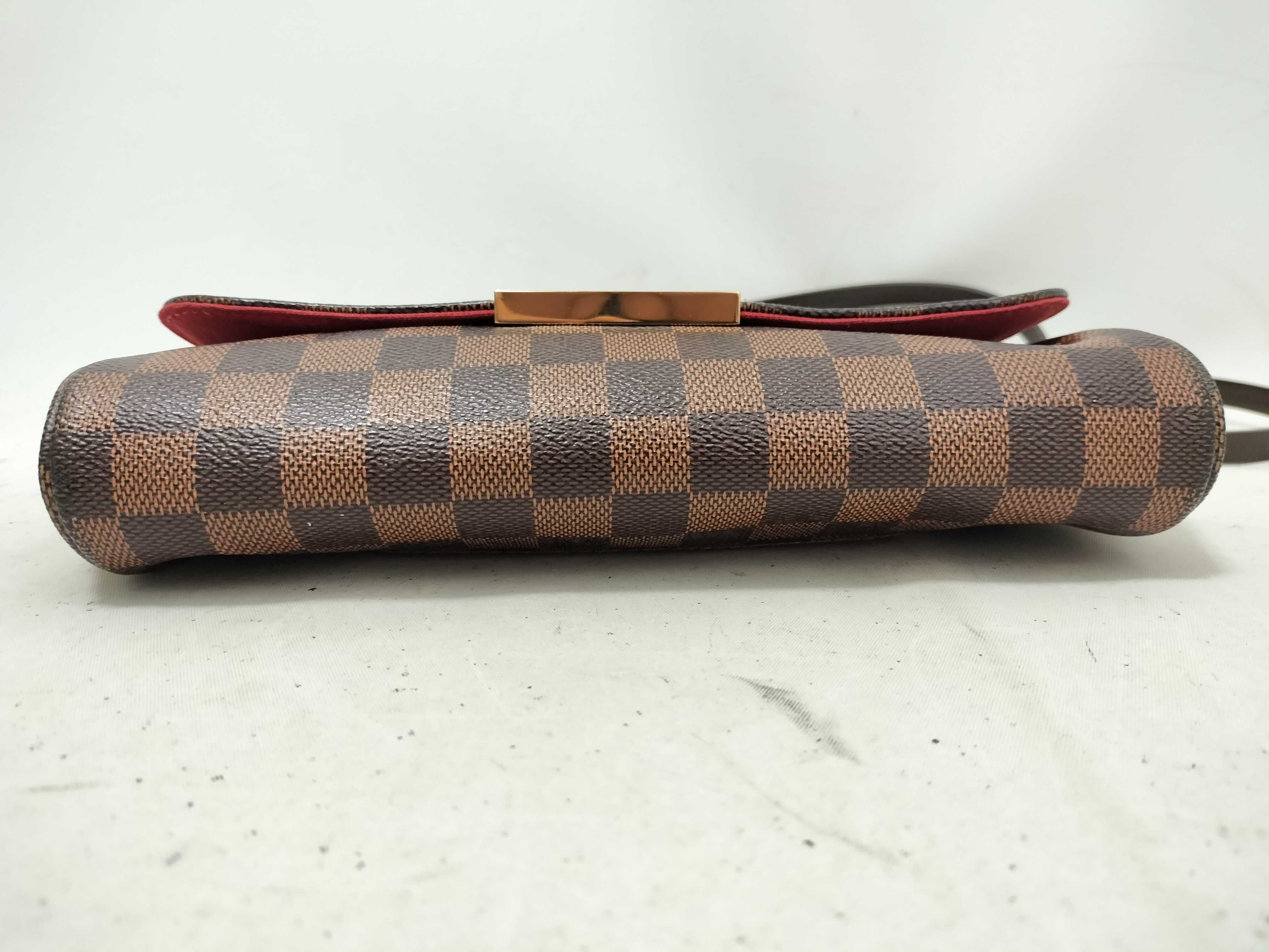 Damier KR- Damier Favorite MM N41129 Brown Shoulder Bag — view 8