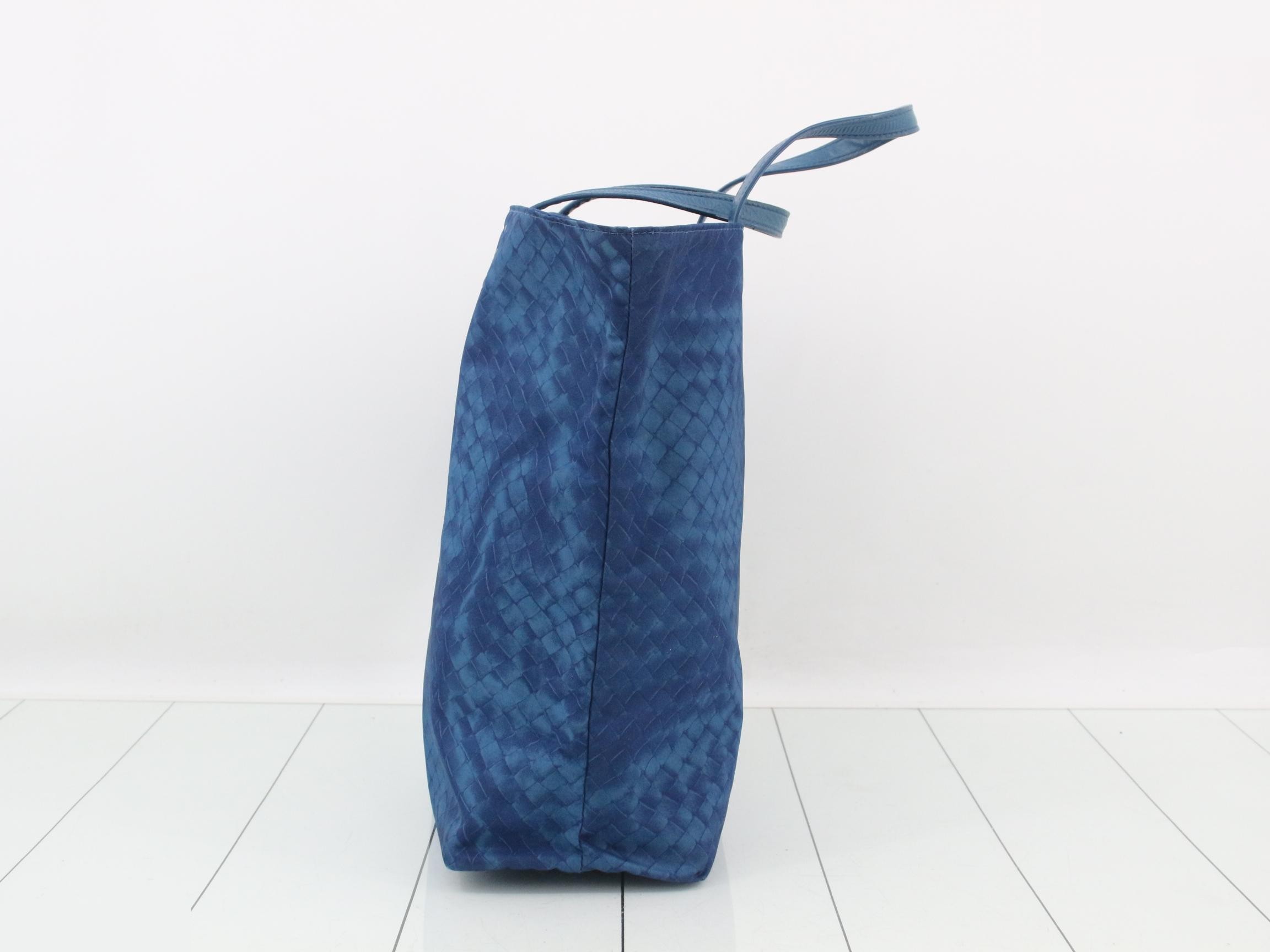 Intrecciato Illusion Nylon Tote Bag — view 3