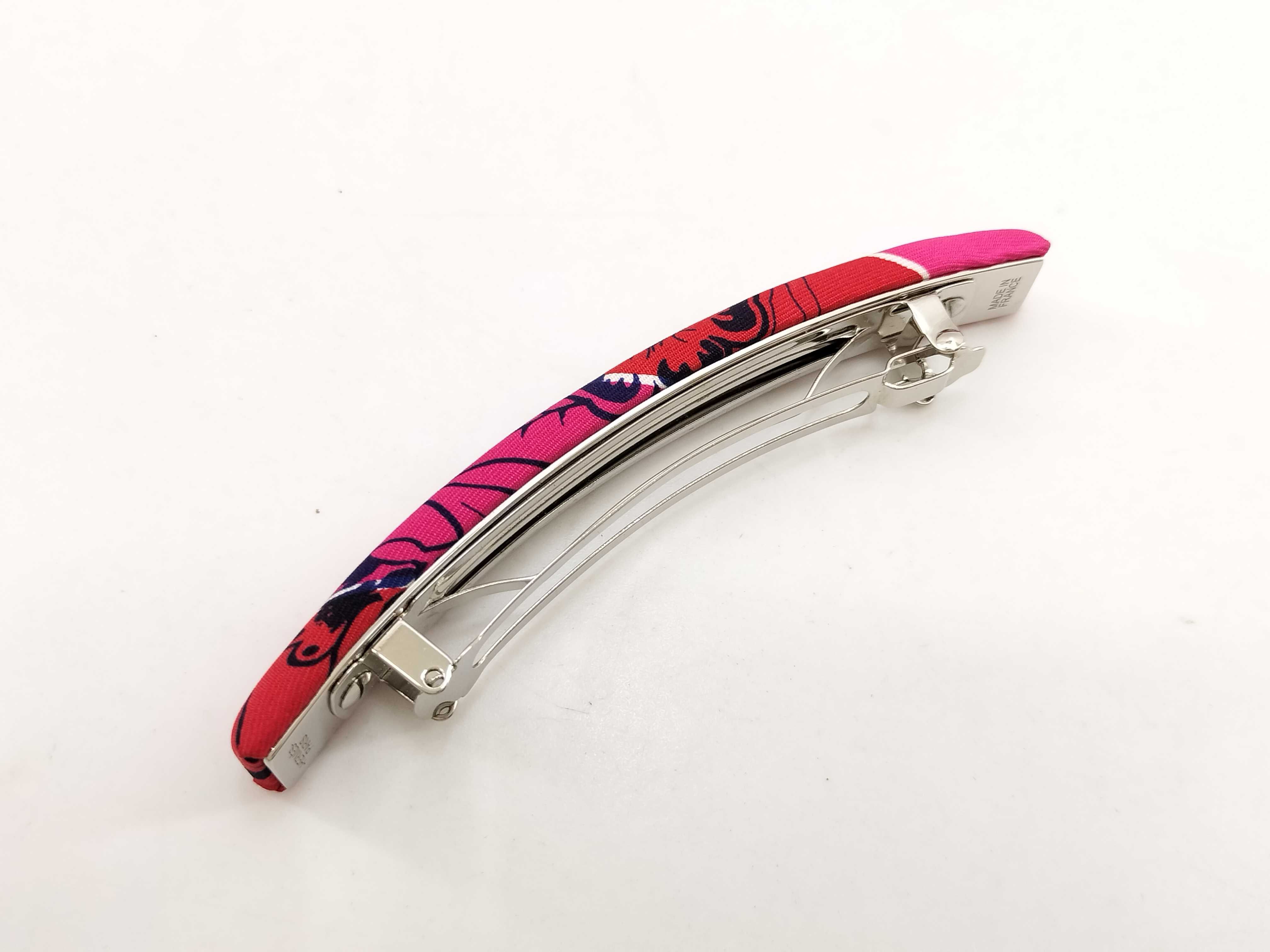 Eclipse GM Barrette, Pink, Hermes Hair Accessory — view 4