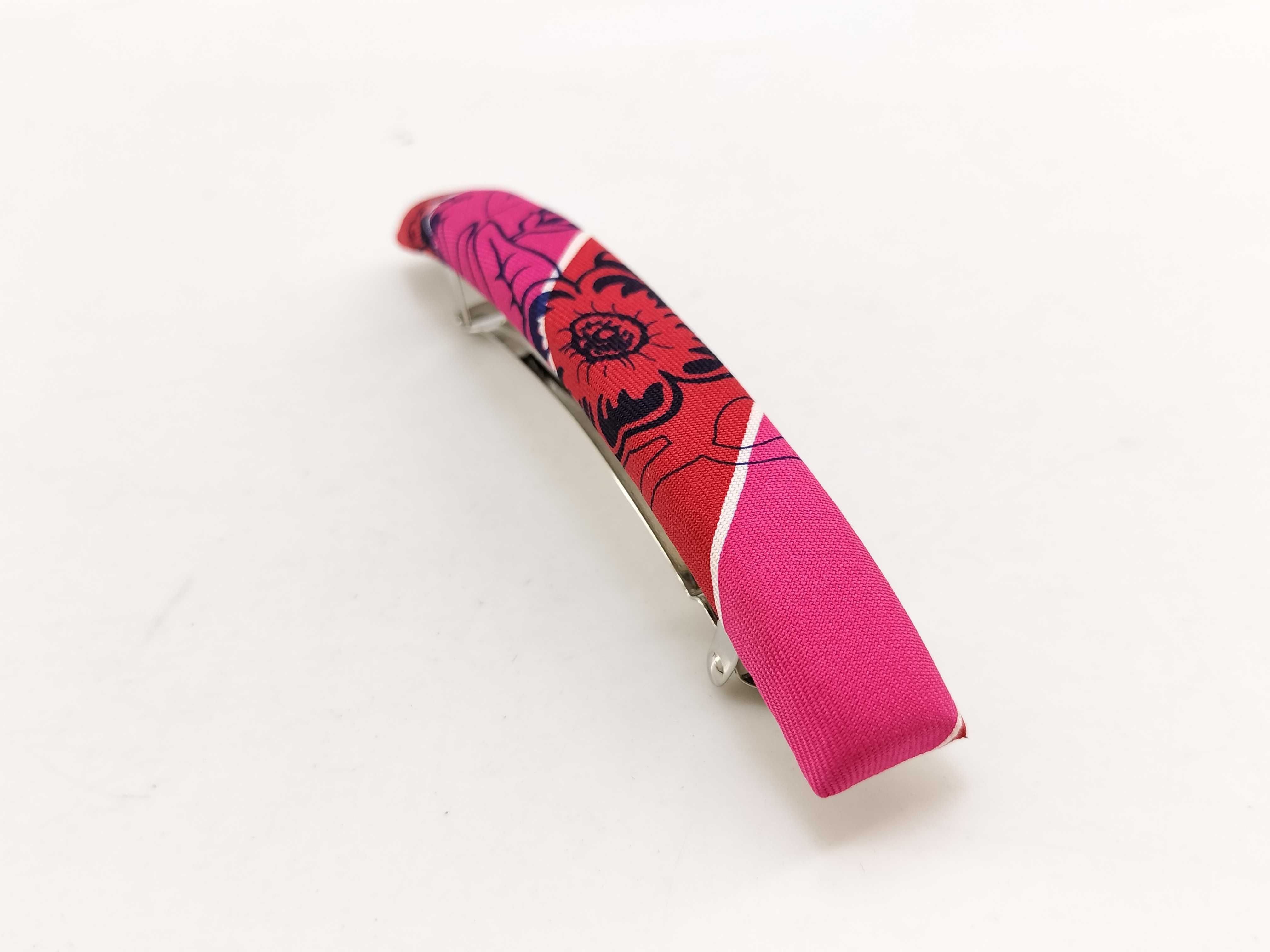 Eclipse GM Barrette, Pink, Hermes Hair Accessory — view 6