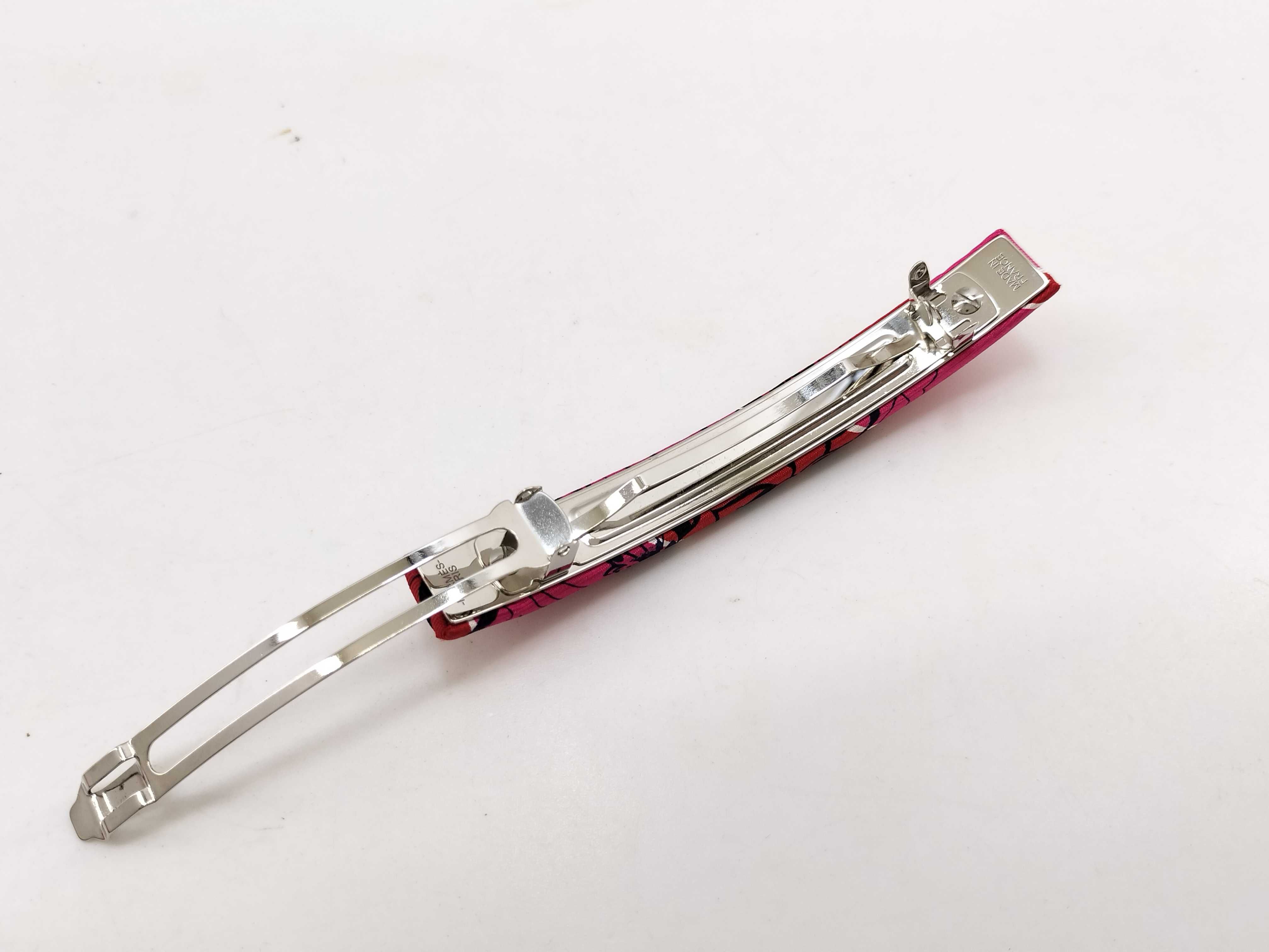 Eclipse GM Barrette, Pink, Hermes Hair Accessory — view 7