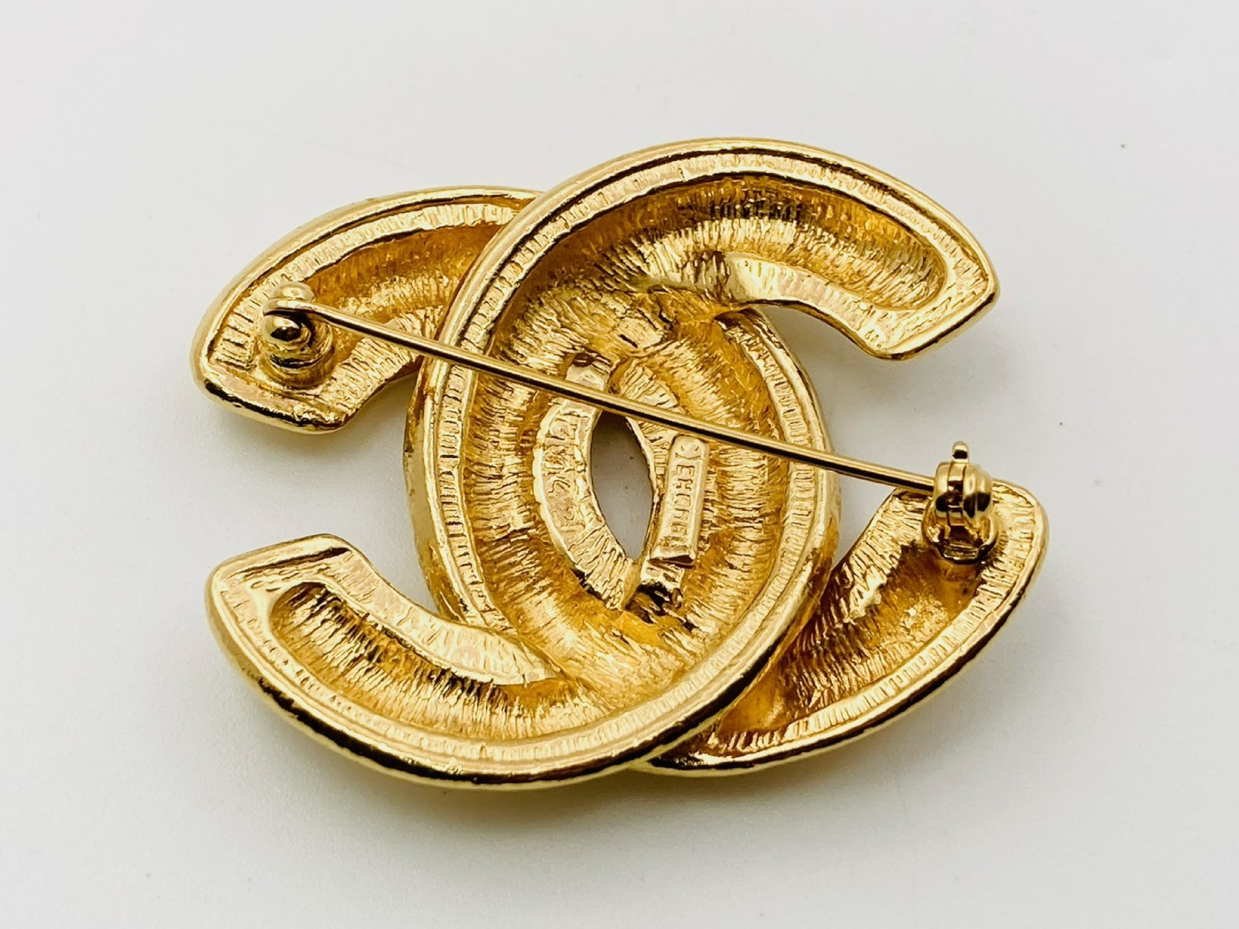 Coco Mark Matelassé Brooch, stamped 1142. — view 2