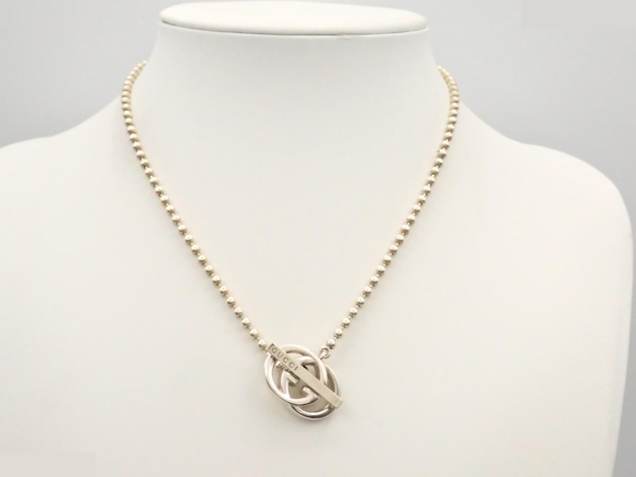 Interlocking Necklace, chain approximately 42cm, 925 sterling silver, 21.4g — view 3