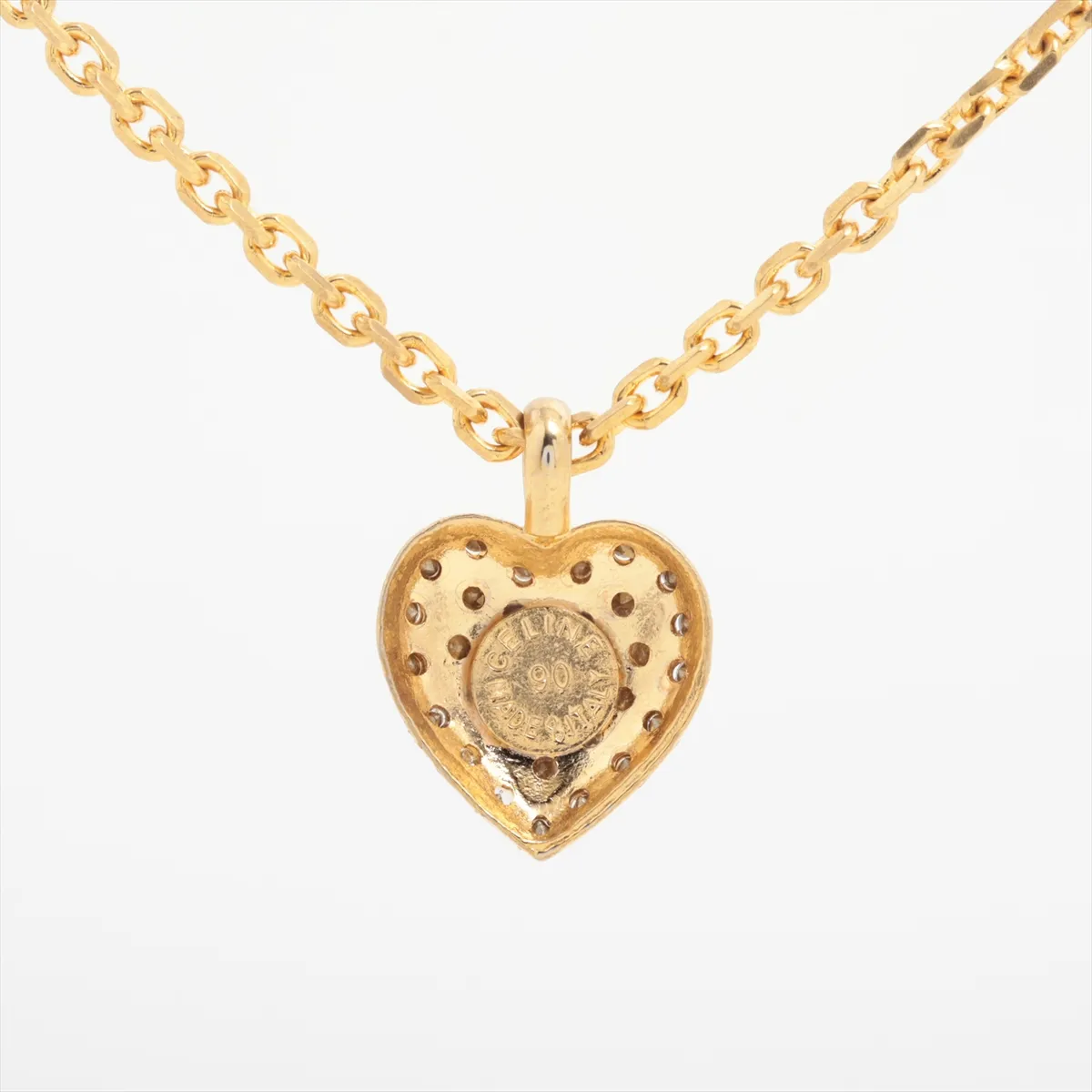 Macadam Necklace GP x Rhinestone Gold — view 2