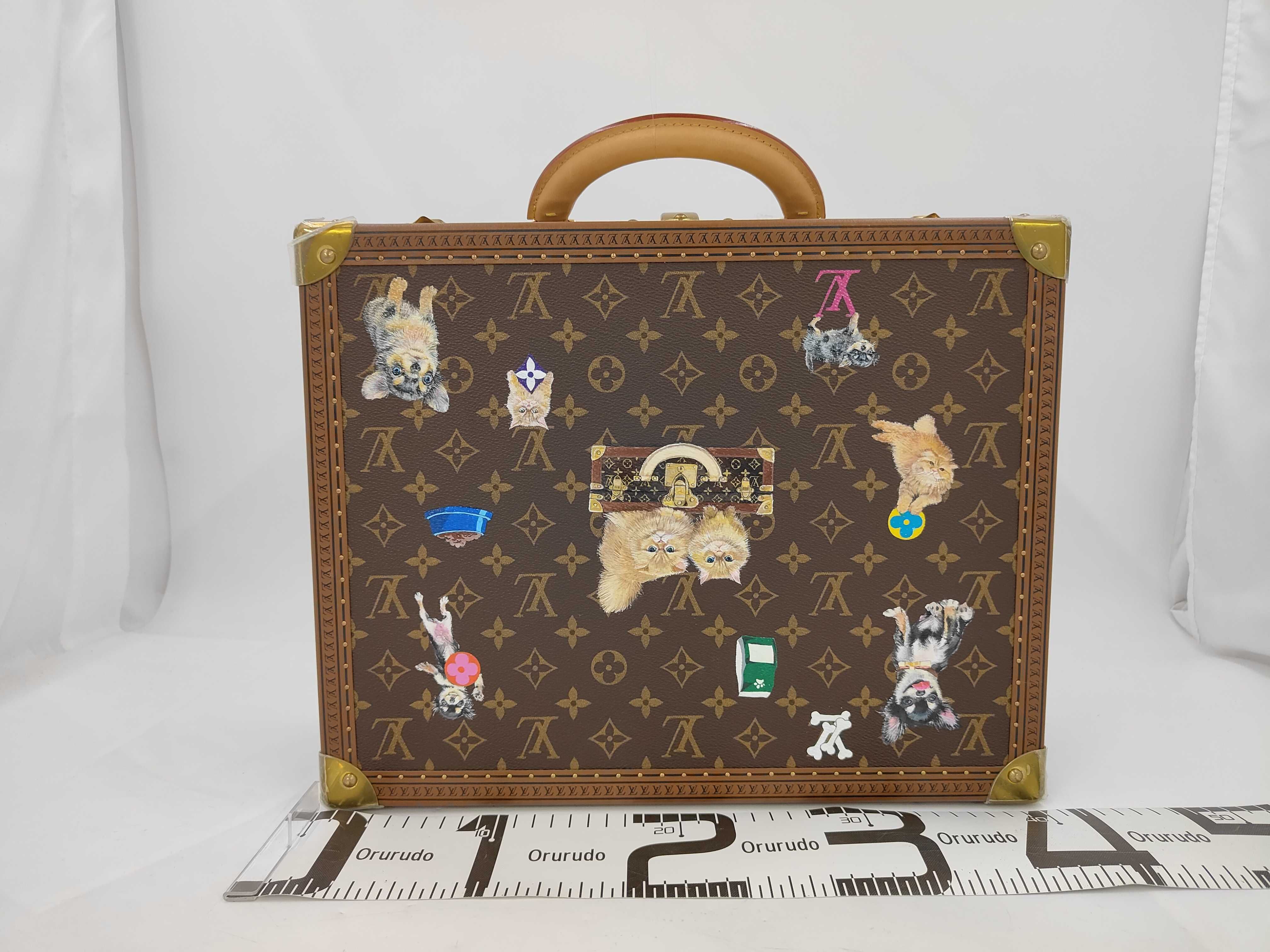 LV Monogram Cotoville Catgram Limited Edition M20085 Bag with Dust Bag, Name Tag, Key Cover, and 2 Keys — view 2