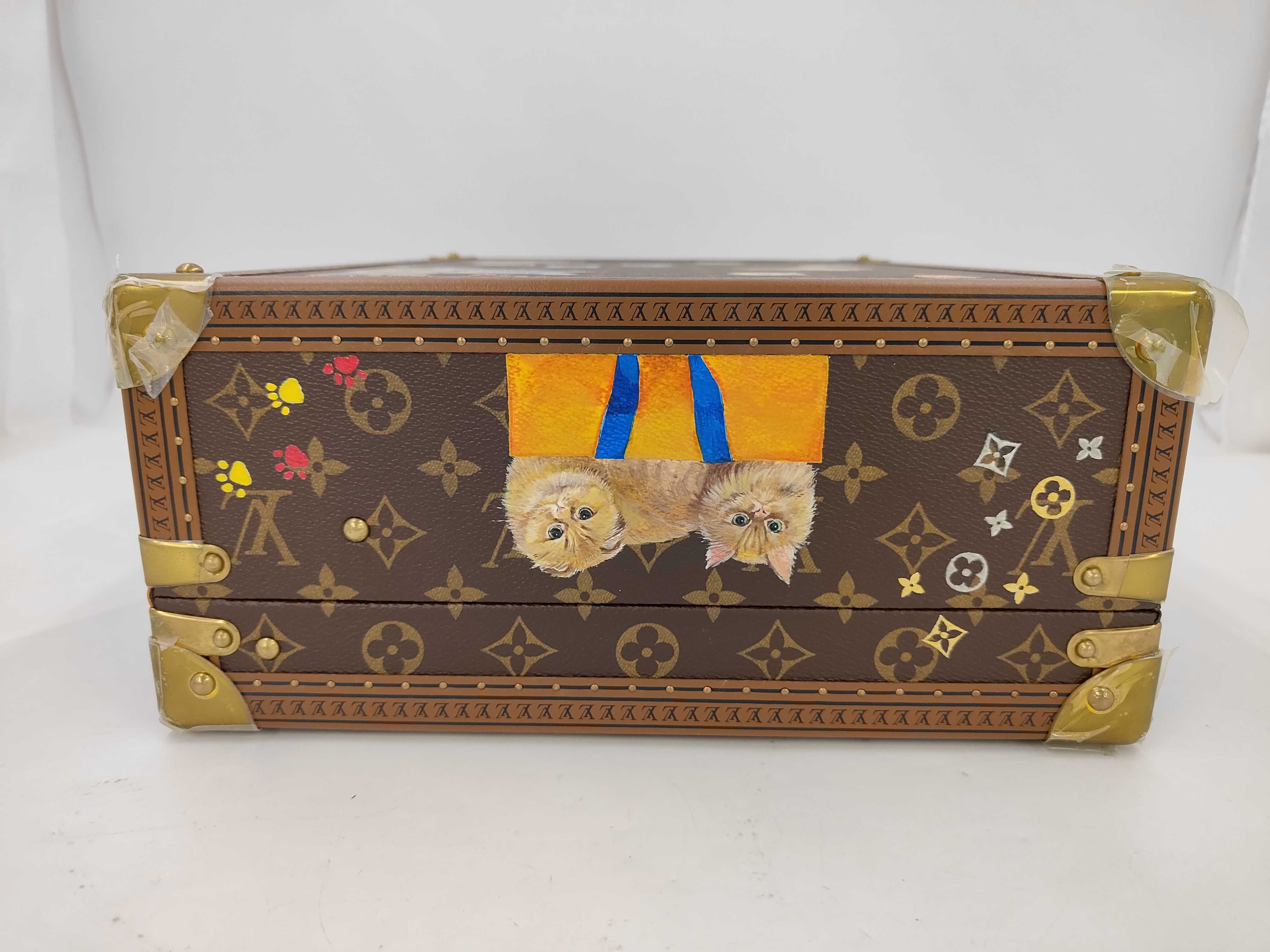 LV Monogram Cotoville Catgram Limited Edition M20085 Bag with Dust Bag, Name Tag, Key Cover, and 2 Keys — view 6