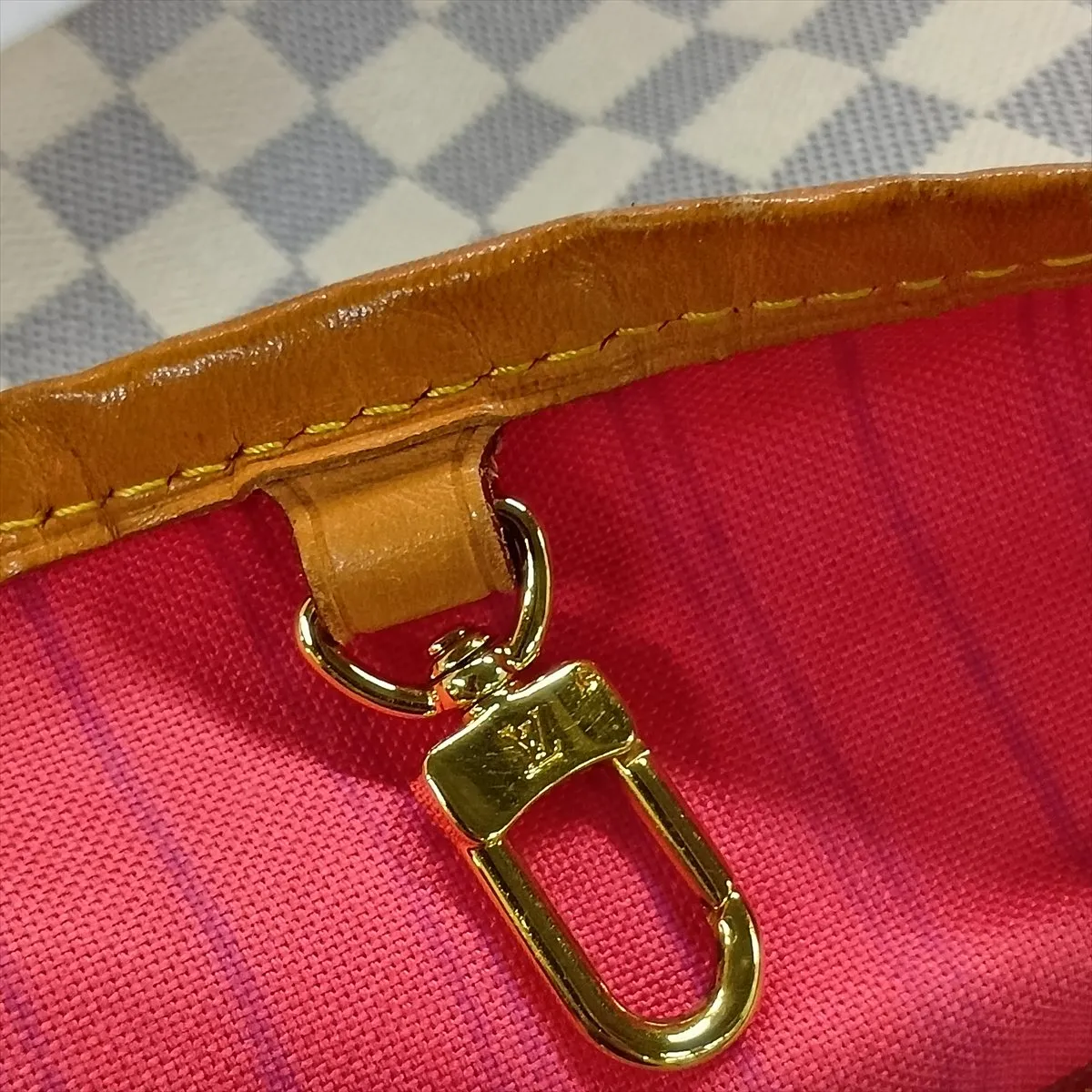 Damier Azur Delightful PM N41447 MI1145 White x Brown — view 12