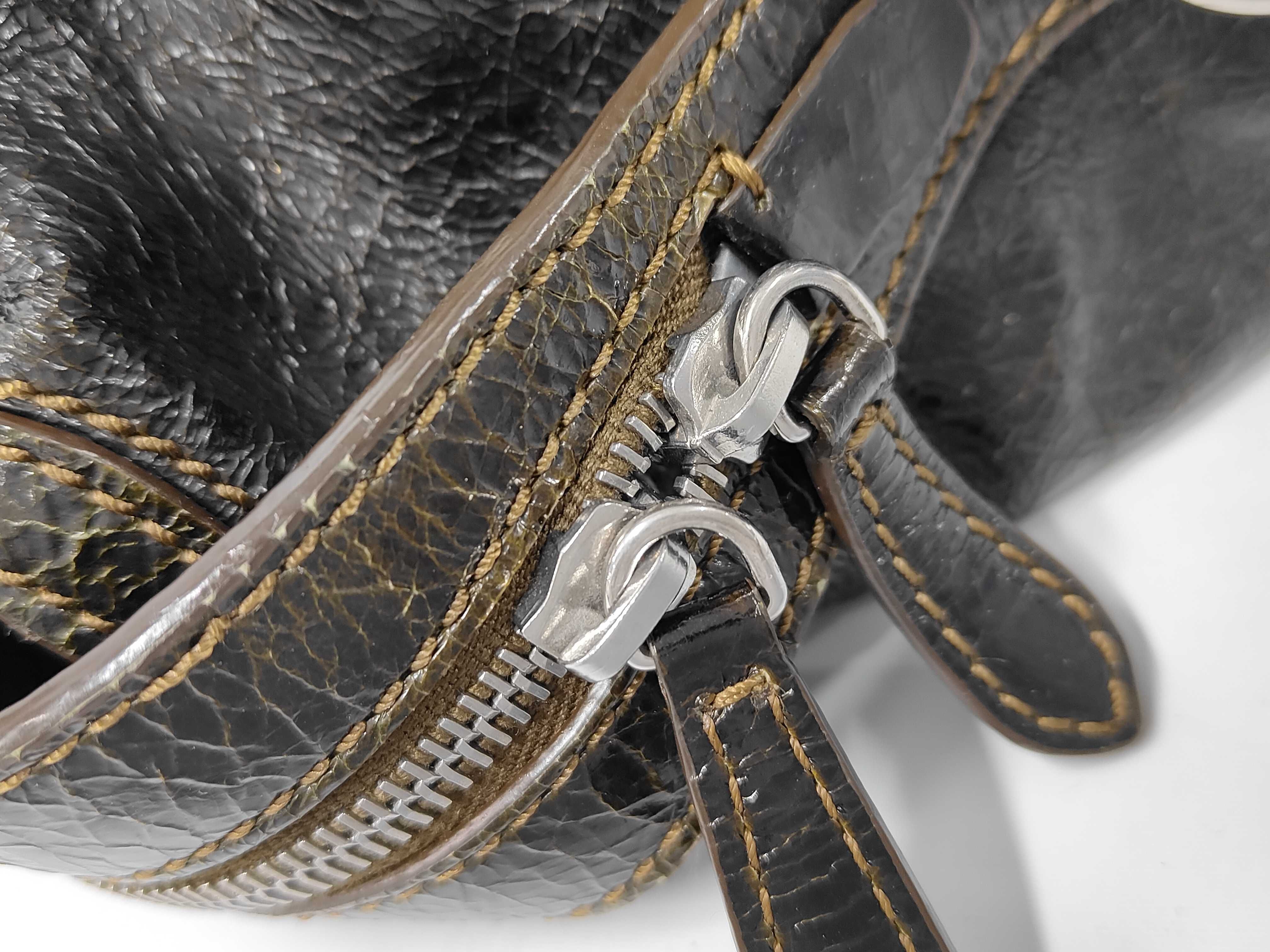 handbag, leather, brown handbag — view 8