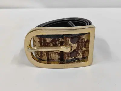 Trotter Belt Jacquard Brown