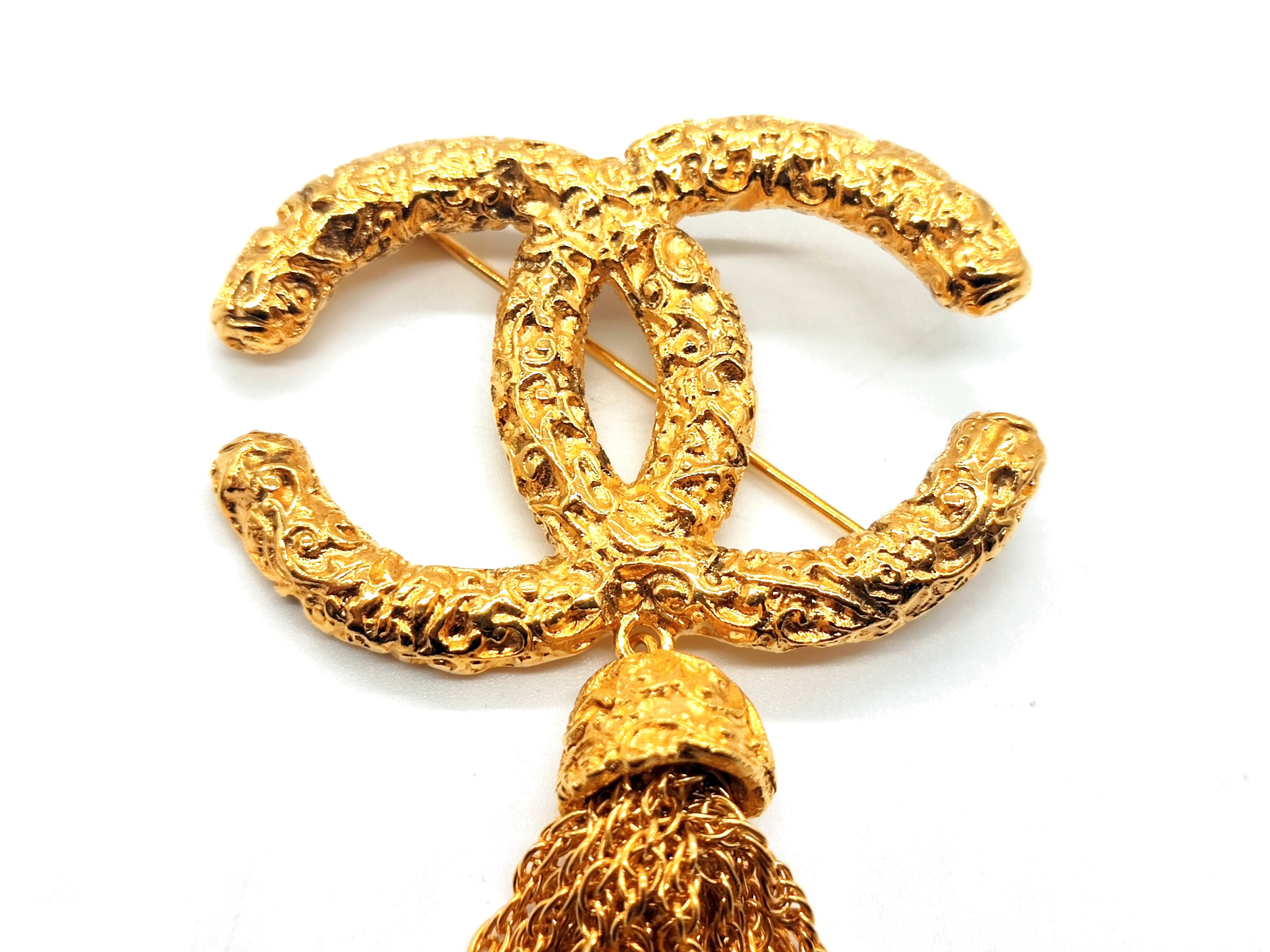 Coco Mark Lava Fringe Brooch 93A — view 5