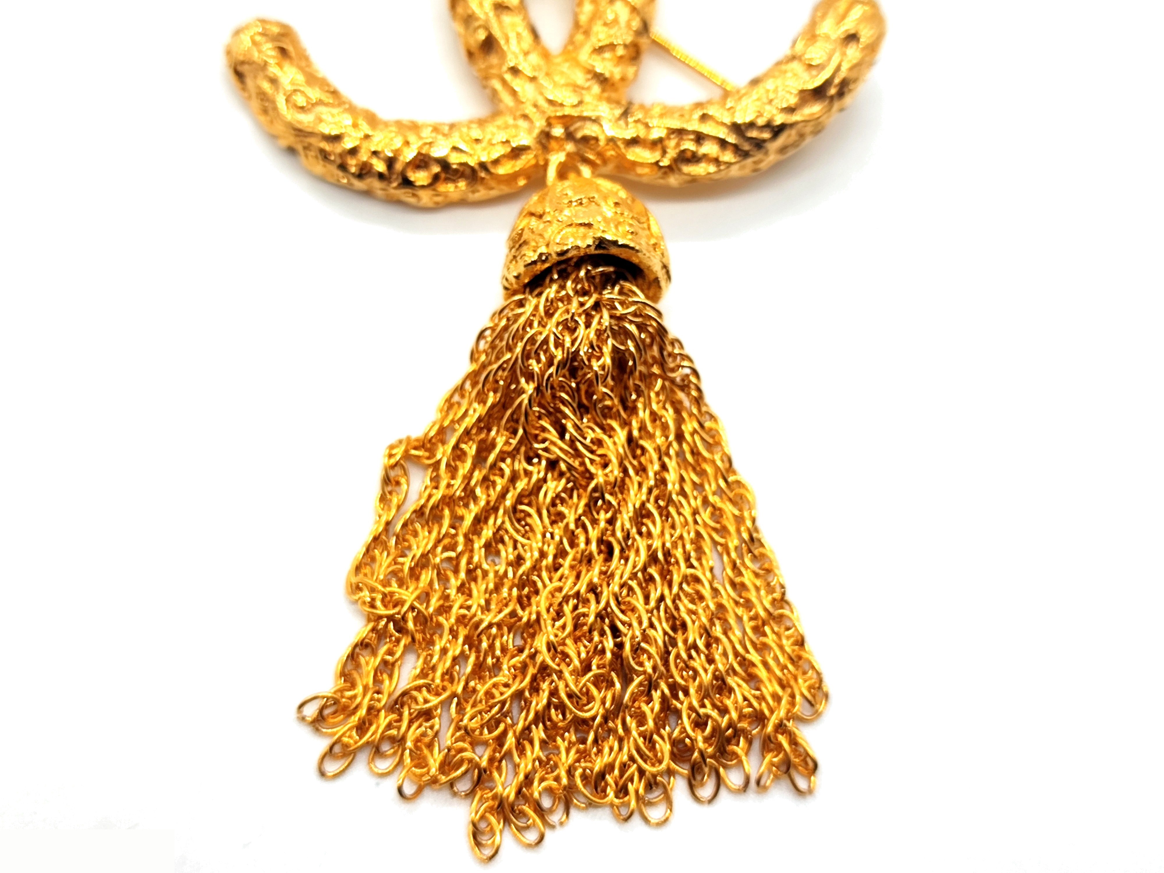 Coco Mark Lava Fringe Brooch 93A — view 6