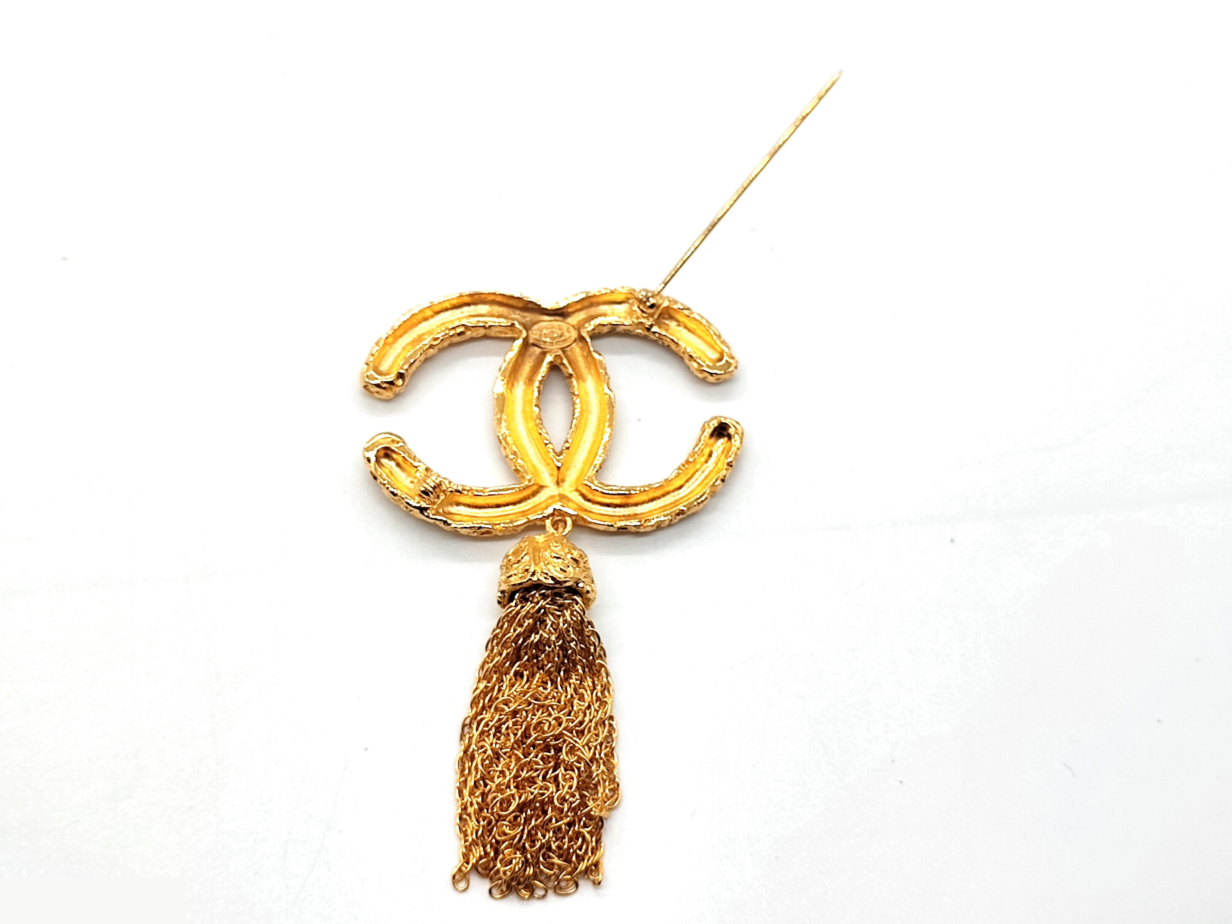 Coco Mark Lava Fringe Brooch 93A — view 9