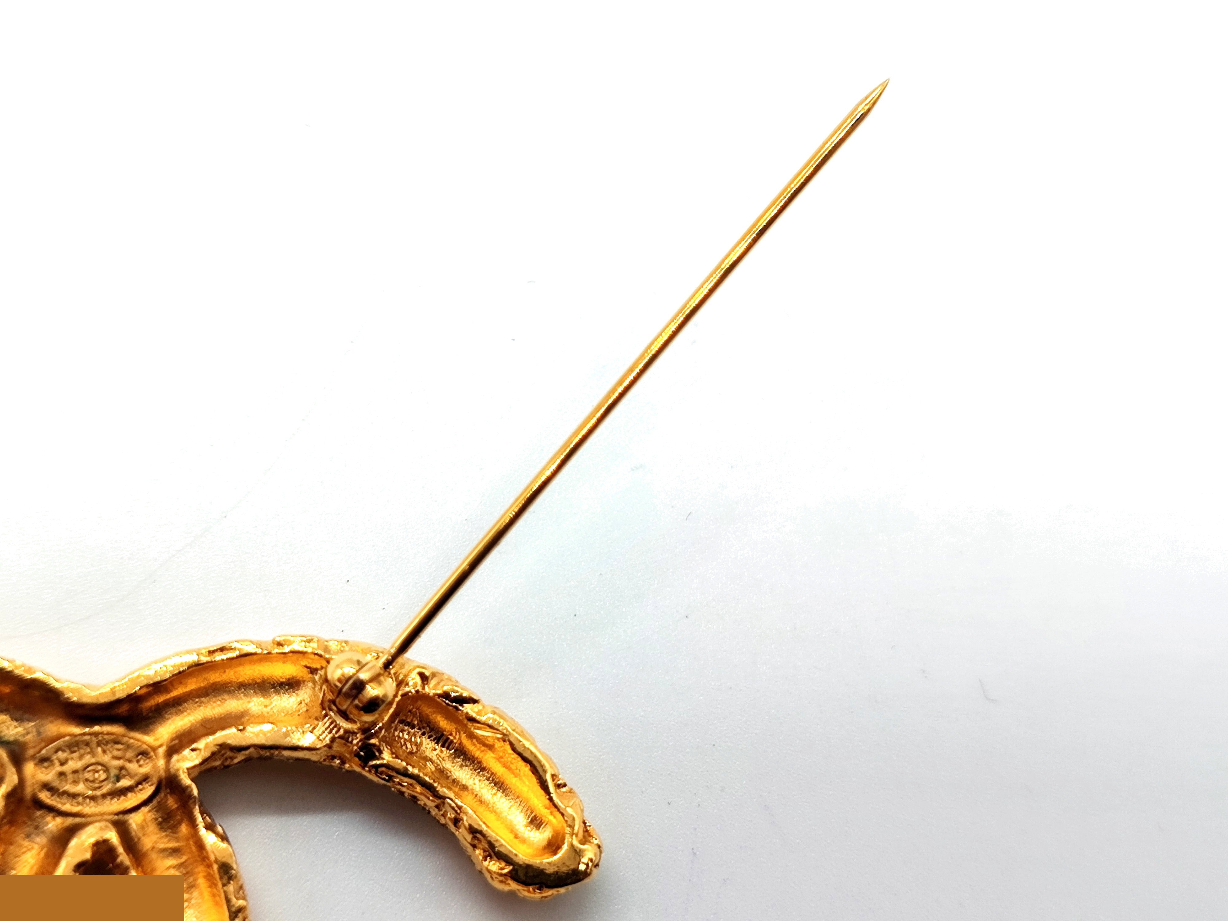 Coco Mark Lava Fringe Brooch 93A — view 10