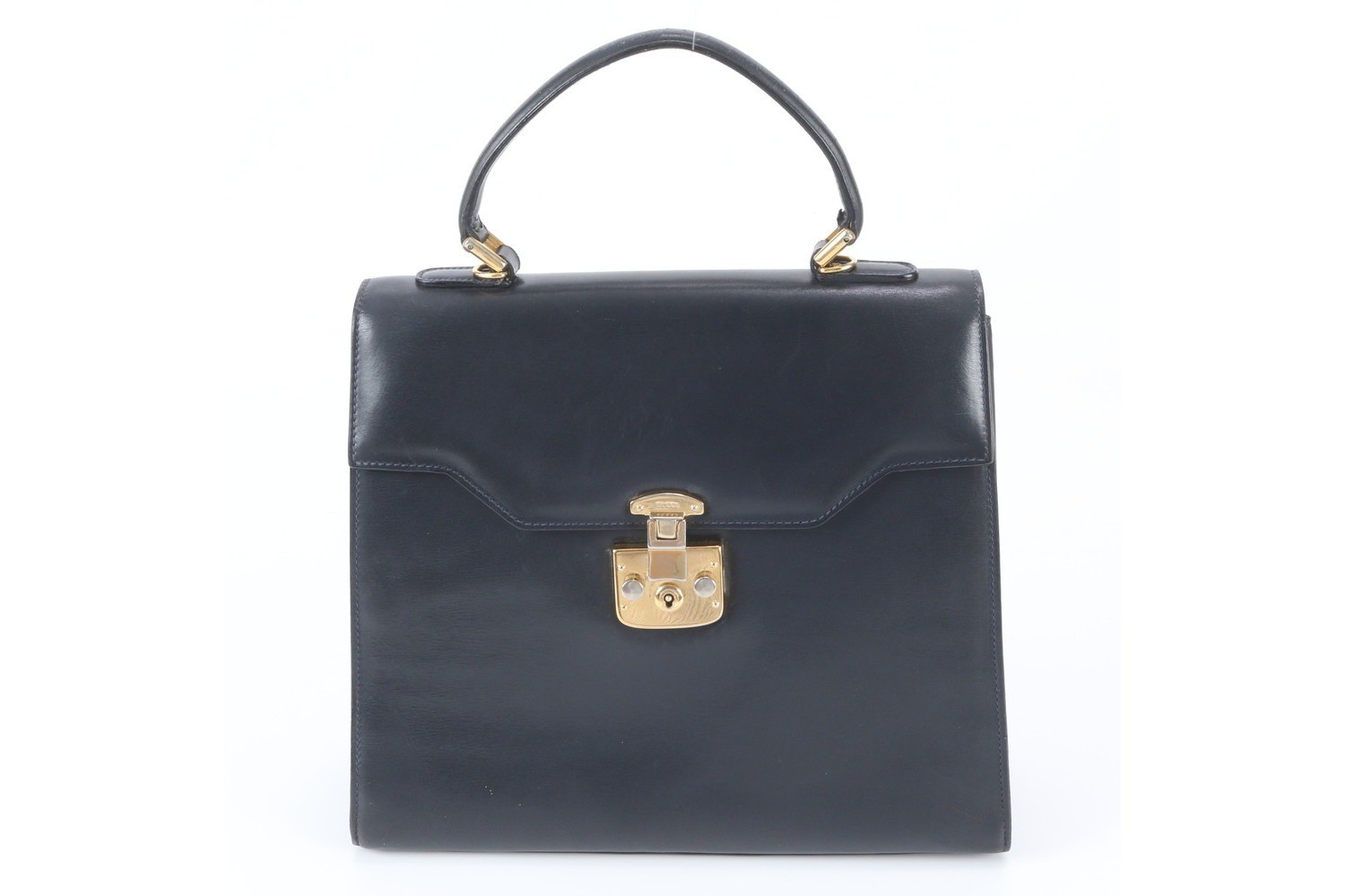 Lady Lock 000 256 0192 Leather Handbag
